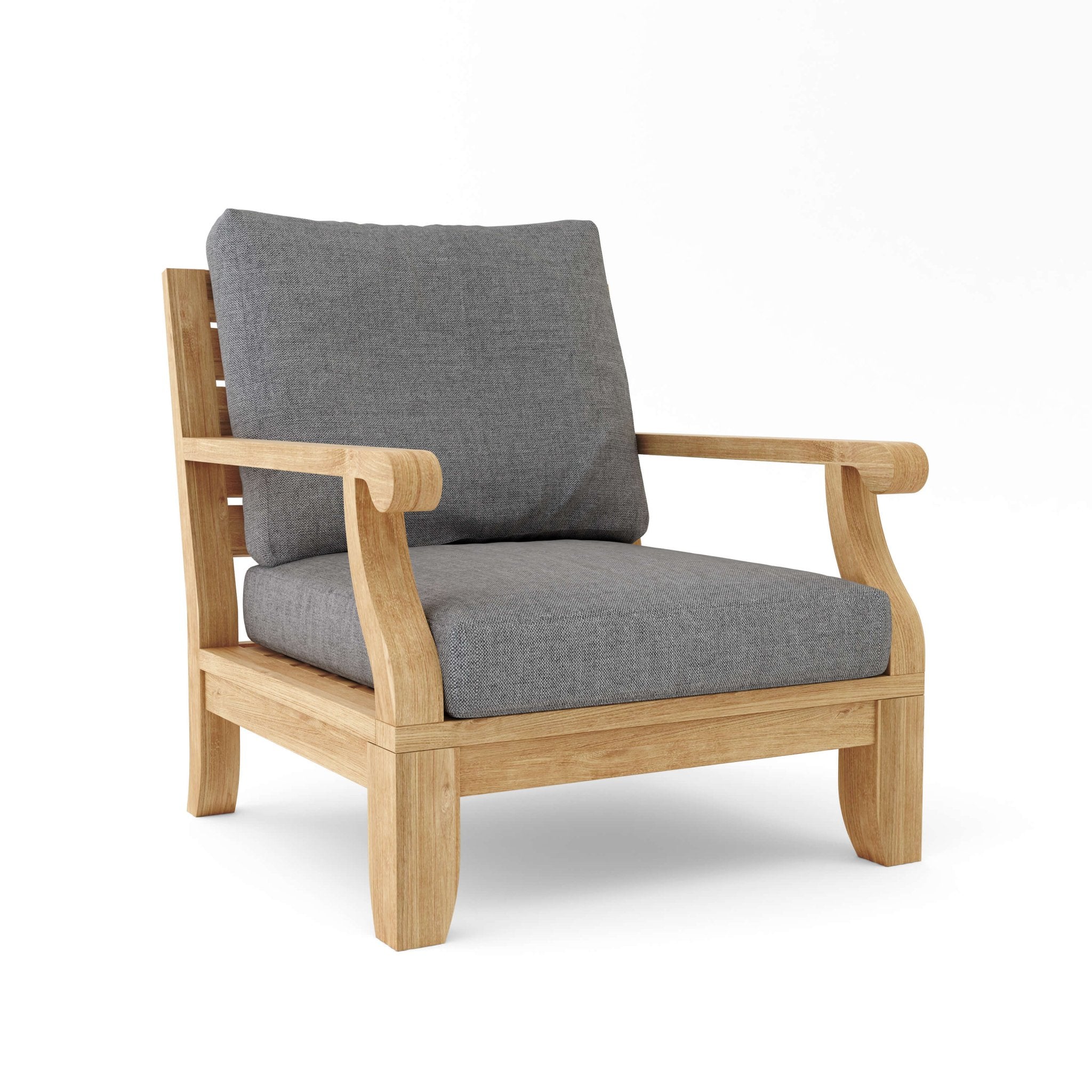 Riviera Modular Armchair – (Cast Slate) by Anderson Teak