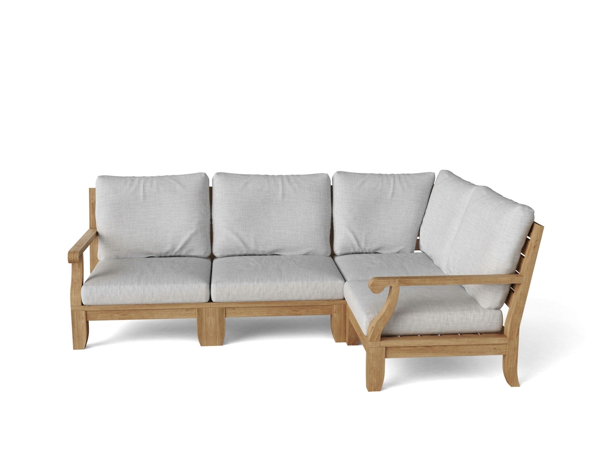 Riviera Modular Deep Seating Set – (Cast Slate) by Anderson Teak