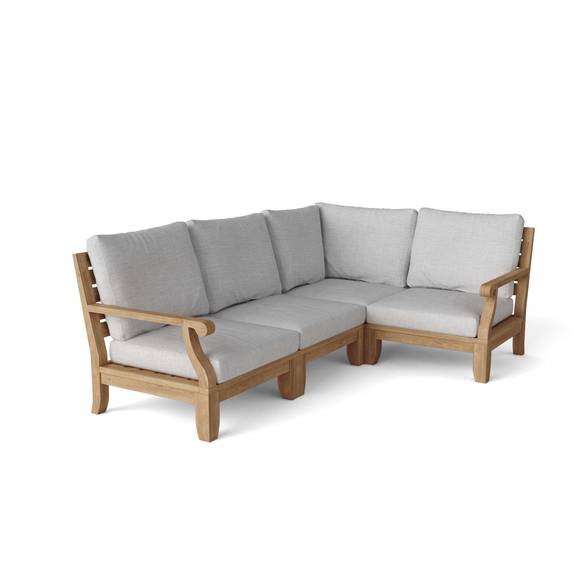 Riviera Modular Deep Seating Set – (Cast Slate) by Anderson Teak