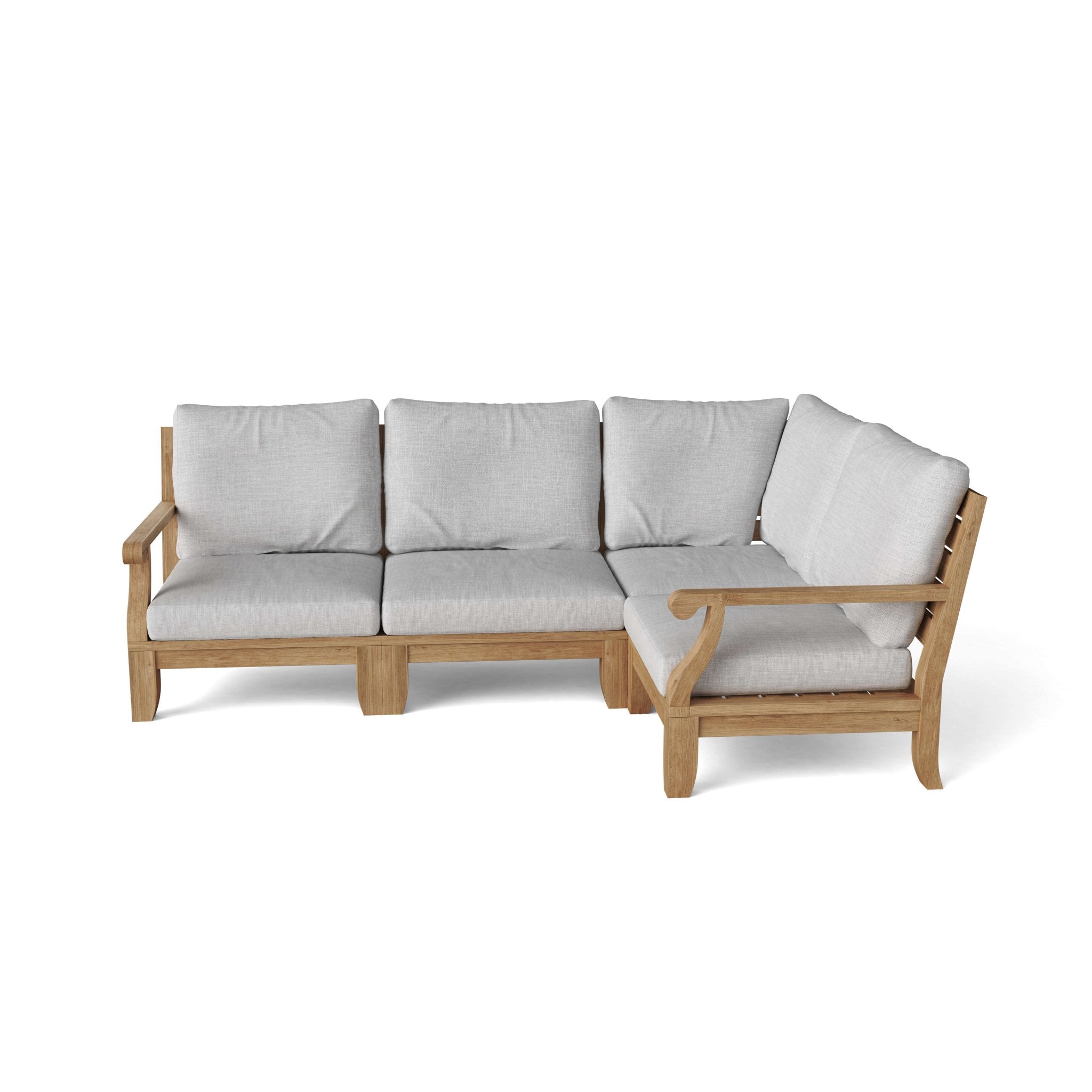 Riviera Modular Deep Seating Set – (Cast Slate) by Anderson Teak