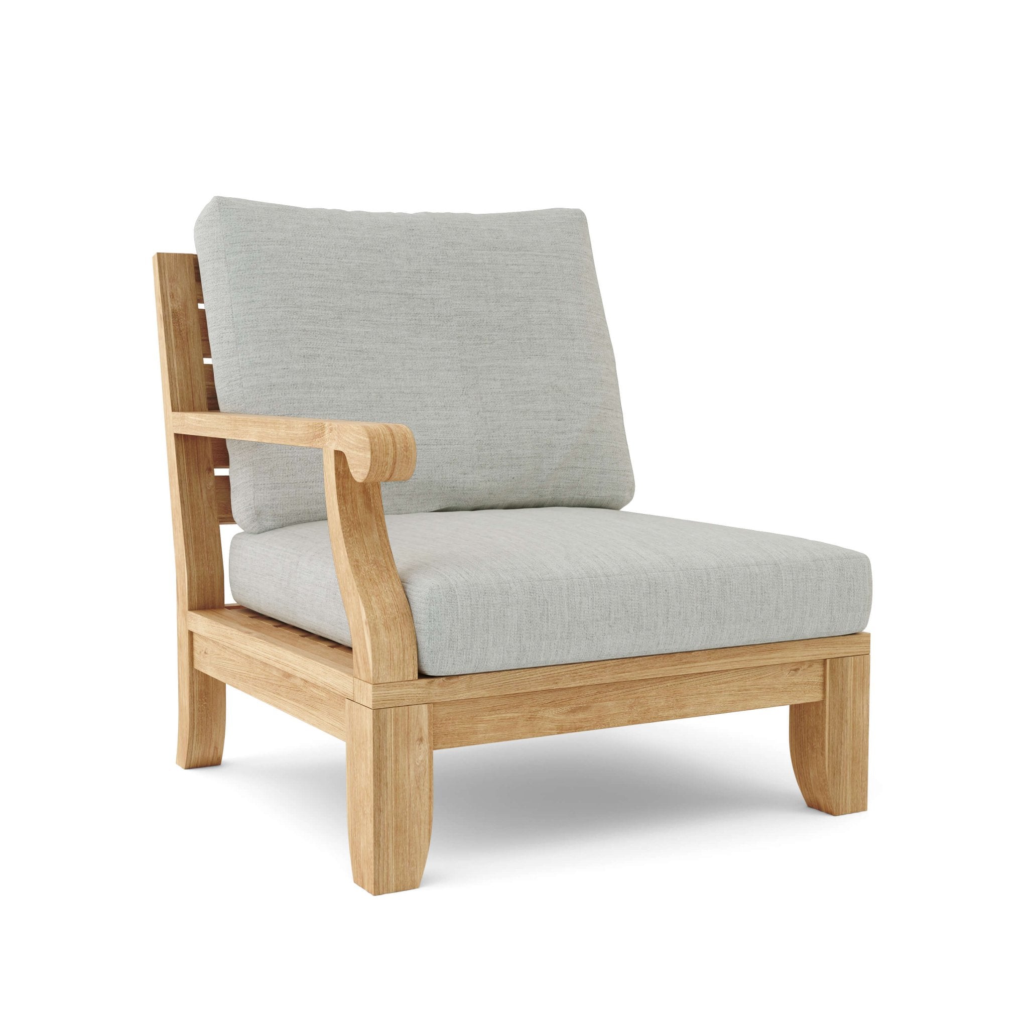 Riviera Modular Deep Seating Set – Teak Sofa (Cast Slate) by Anderson Teak