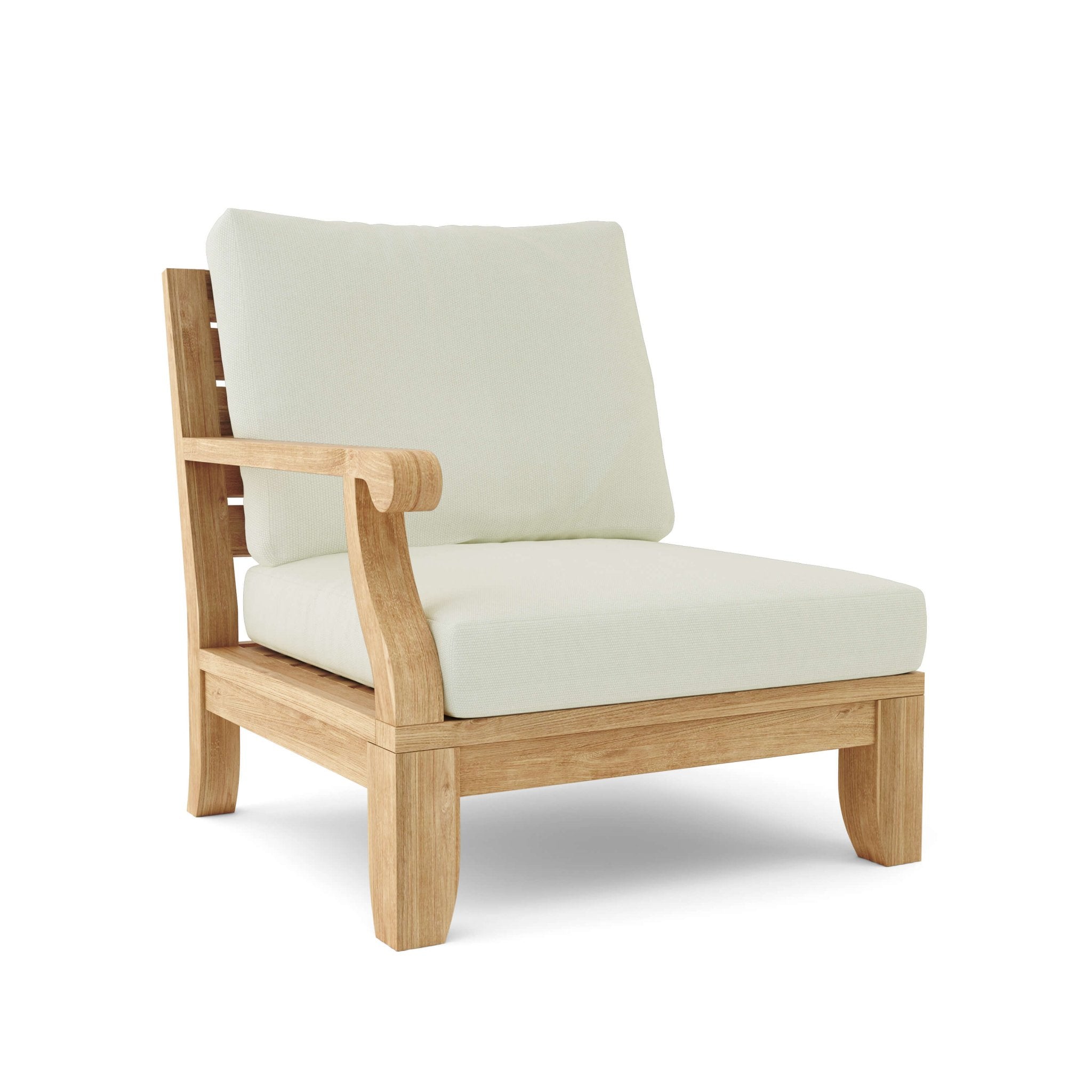 Riviera Modular Deep Seating Set – Teak Sofa (Natural) by Anderson Teak