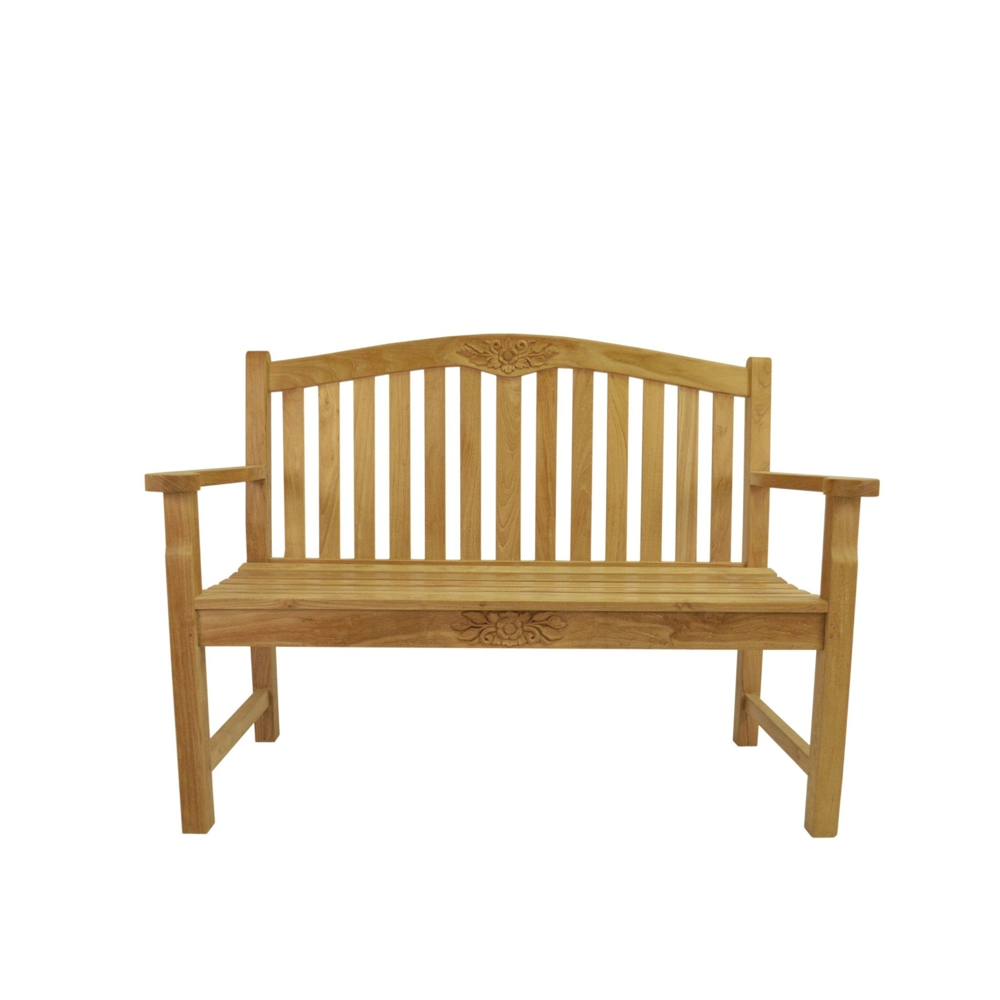 Rose 50" Round Bench – Teak Bench () by Anderson Teak