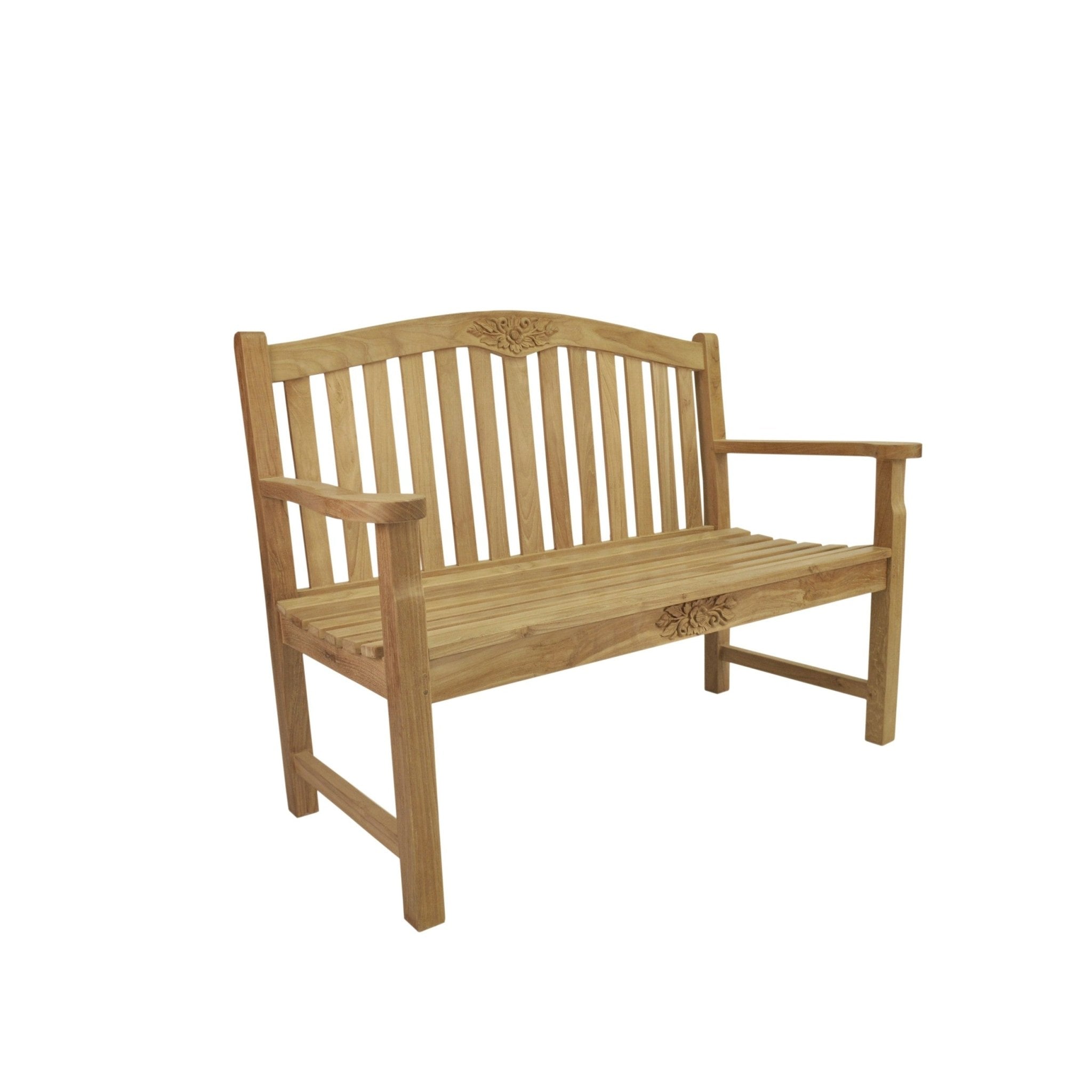 Rose 50" Round Bench – Teak Bench () by Anderson Teak