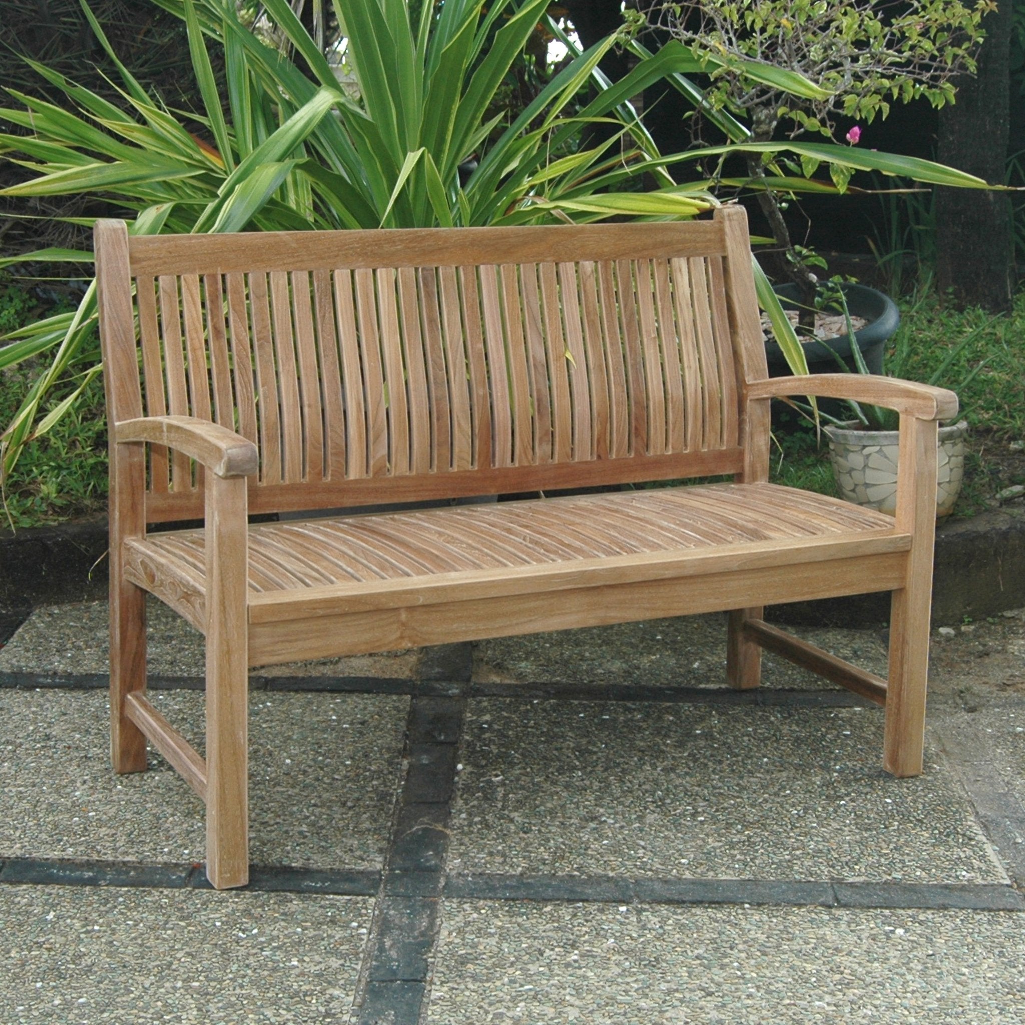 Sahara 2 - Seater Bench – Teak Bench () by Anderson Teak