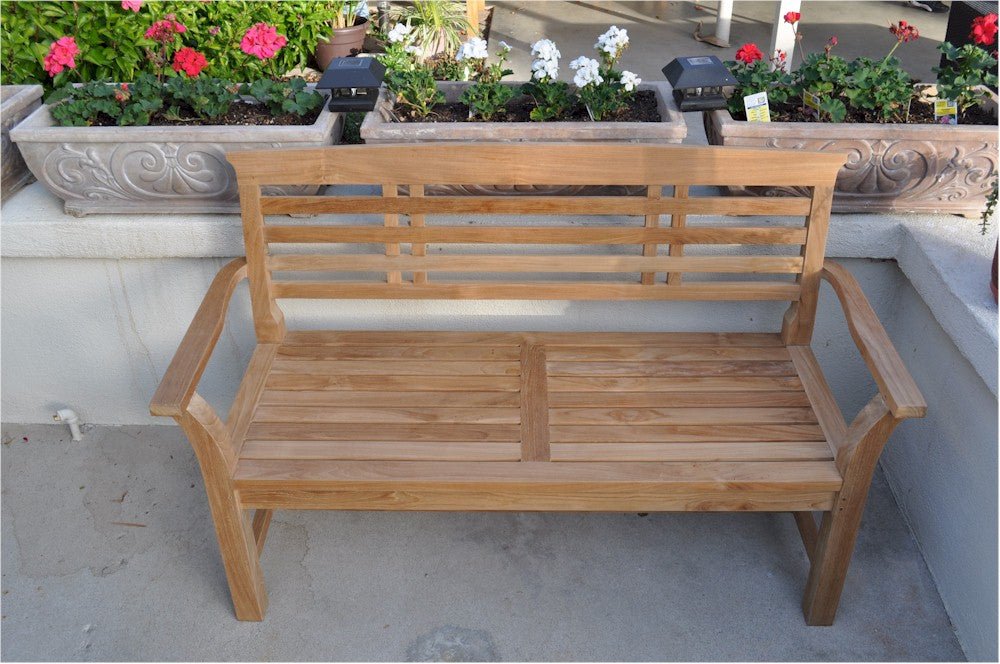 Sakura 2 - Seater Bench – Teak Bench () by Anderson Teak