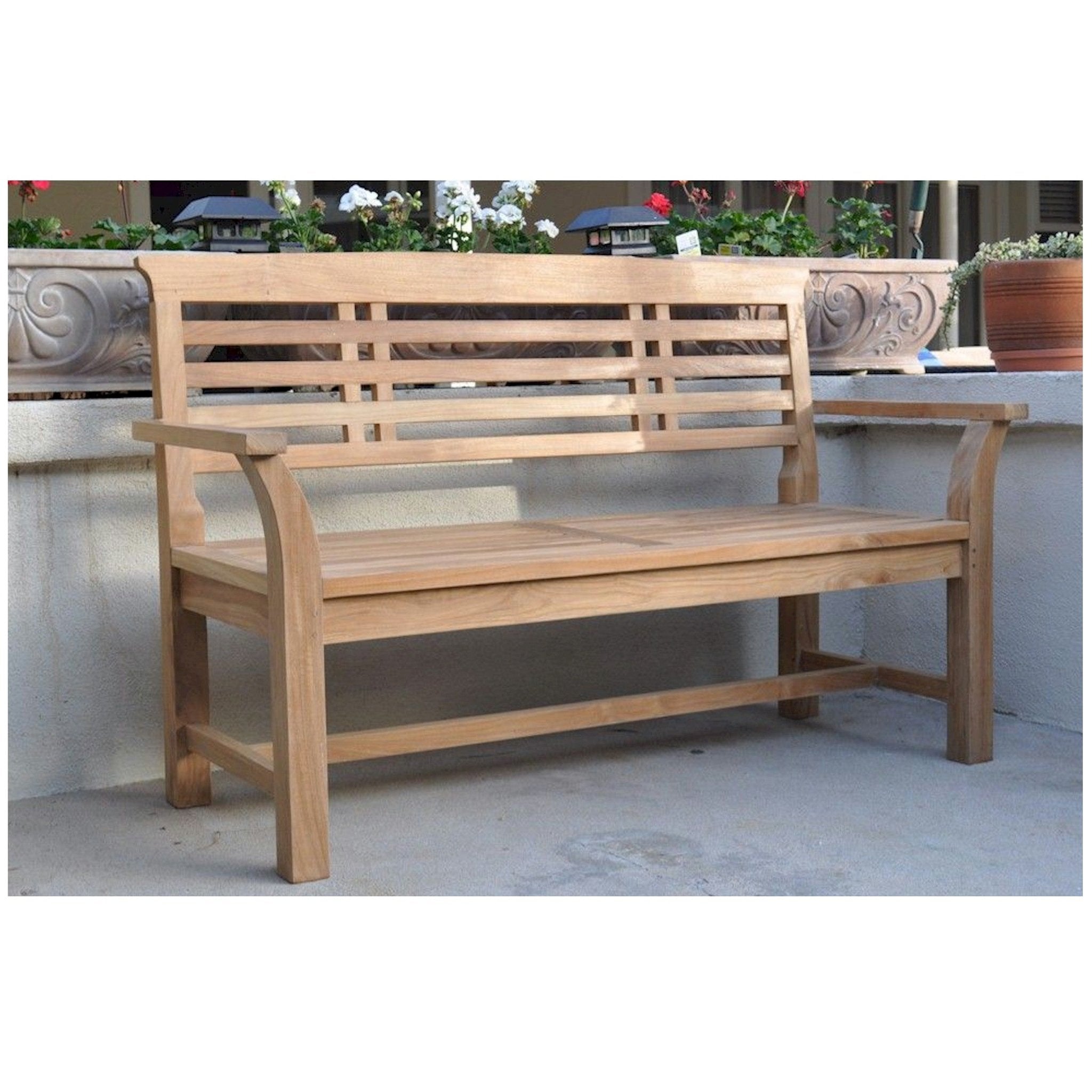 Sakura 2 - Seater Bench – Teak Bench () by Anderson Teak
