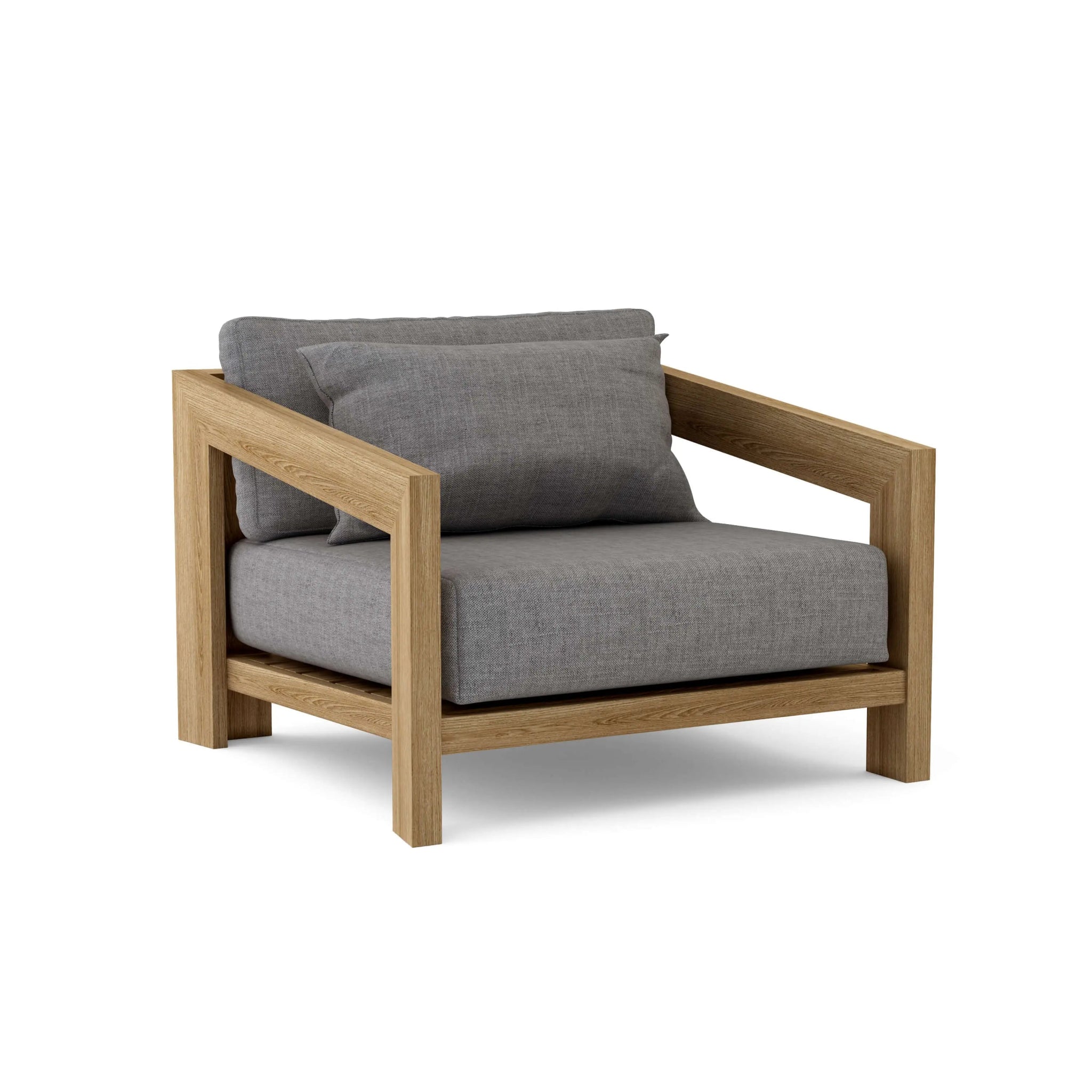 Smyrna Lounge Armchair – (Natural) by Modern Haus