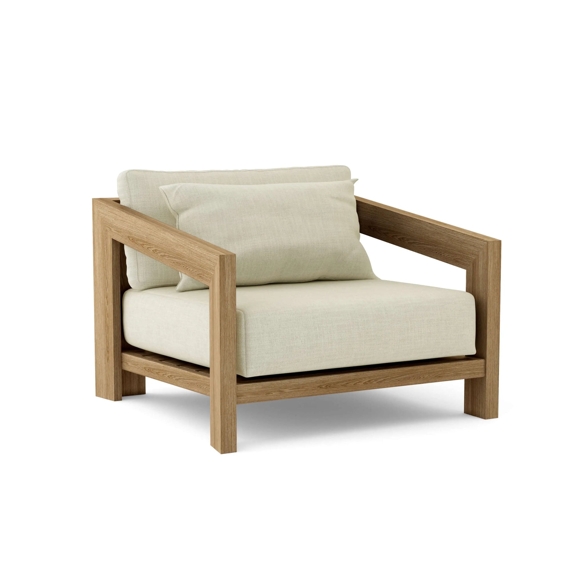 Smyrna Lounge Armchair – (Natural) by Modern Haus