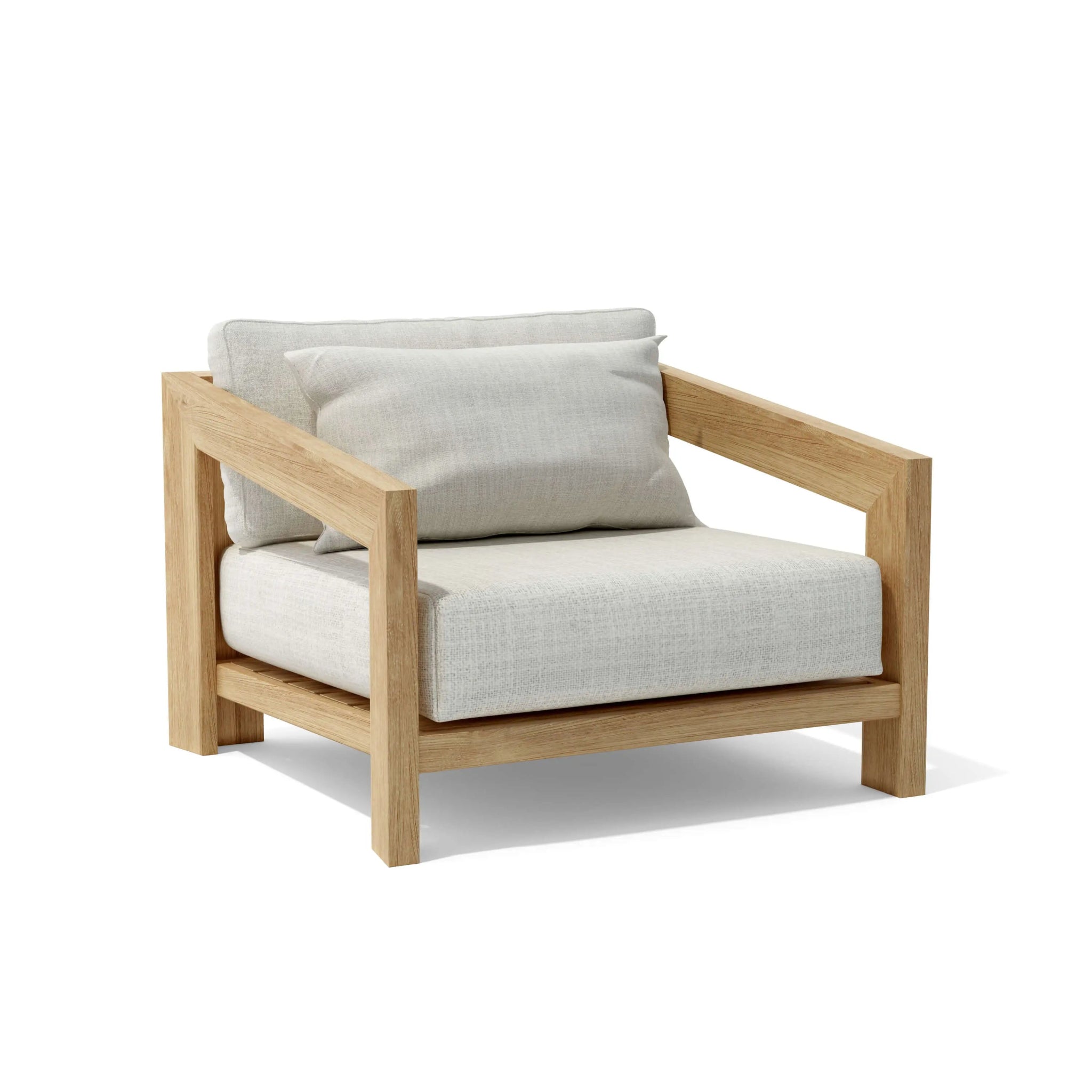 Smyrna Lounge Armchair – (Natural) by Modern Haus