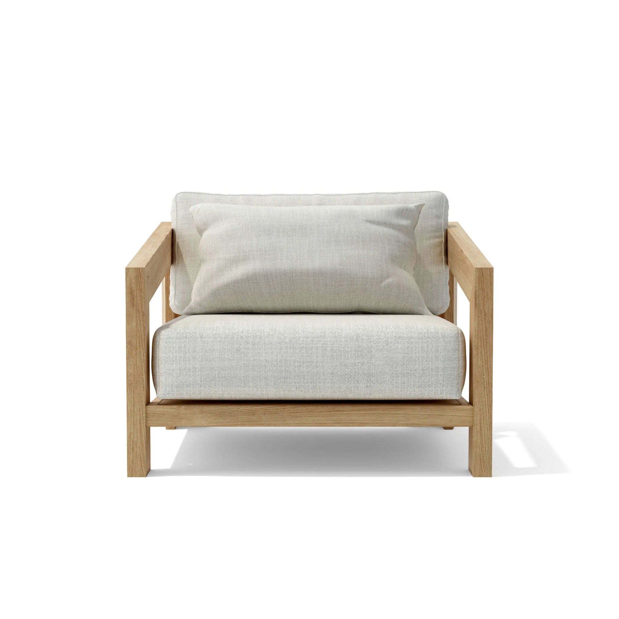 Smyrna Lounge Armchair – (Natural) by Modern Haus