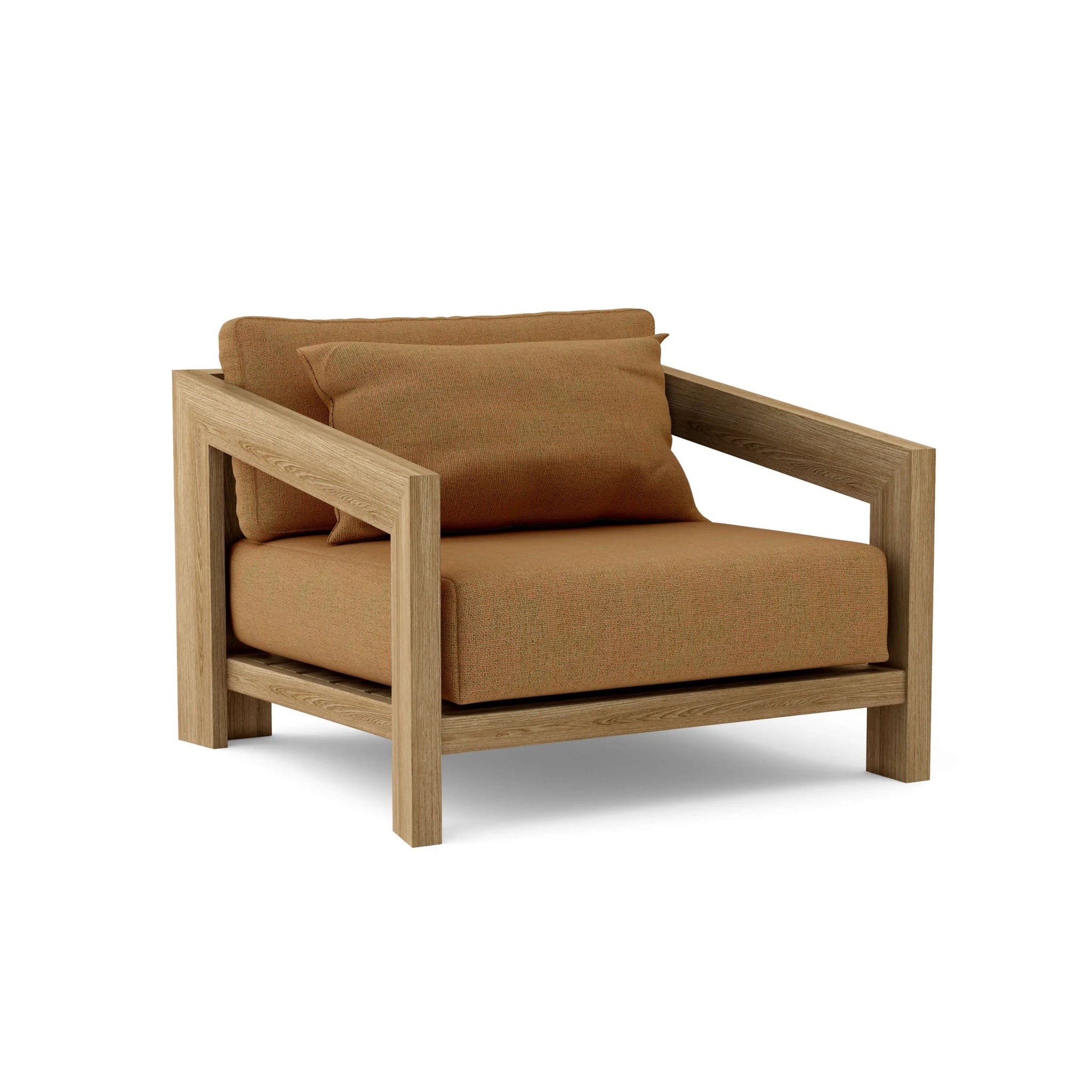 Smyrna Lounge Armchair – (Natural) by Modern Haus