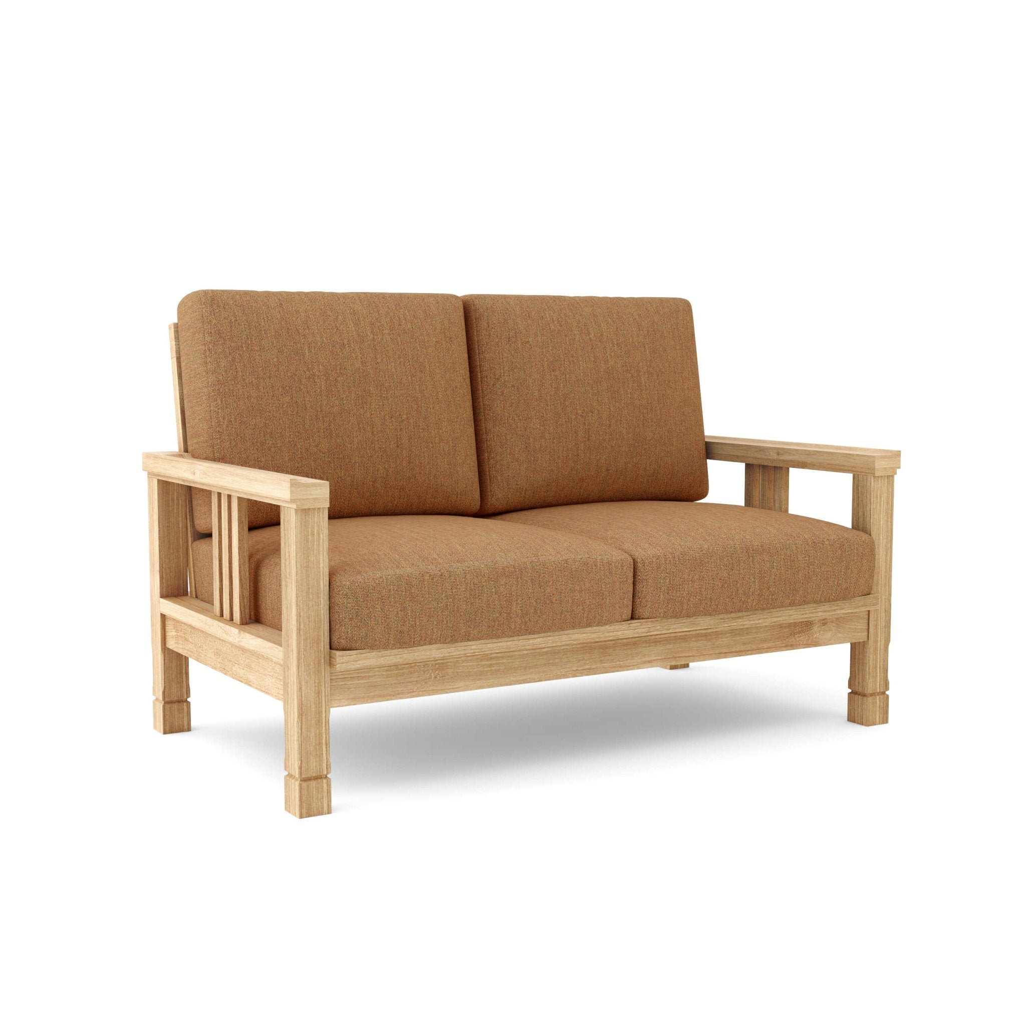 SouthBay Deep Seating Loveseat – (Teak) by Chapman Collection