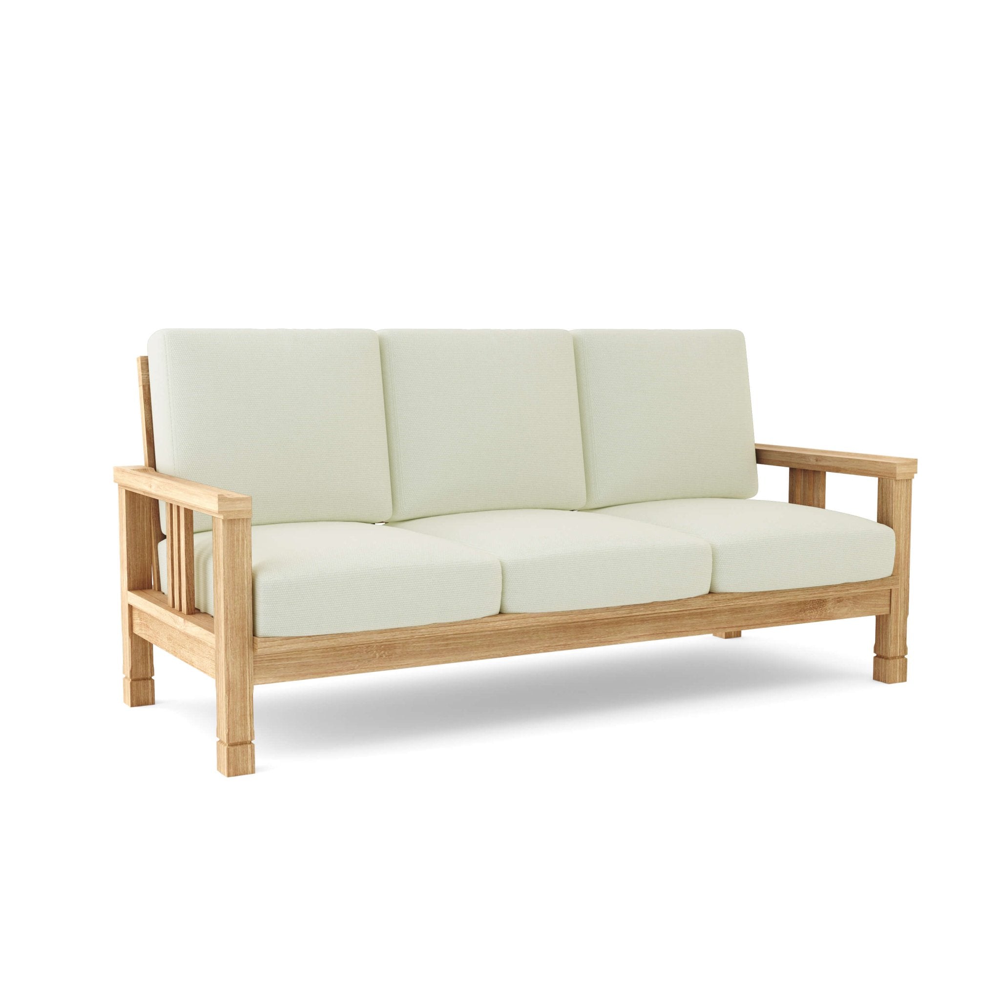 SouthBay Deep Seating Sofa – Teak Sofa (Natural) by Chapman Collection