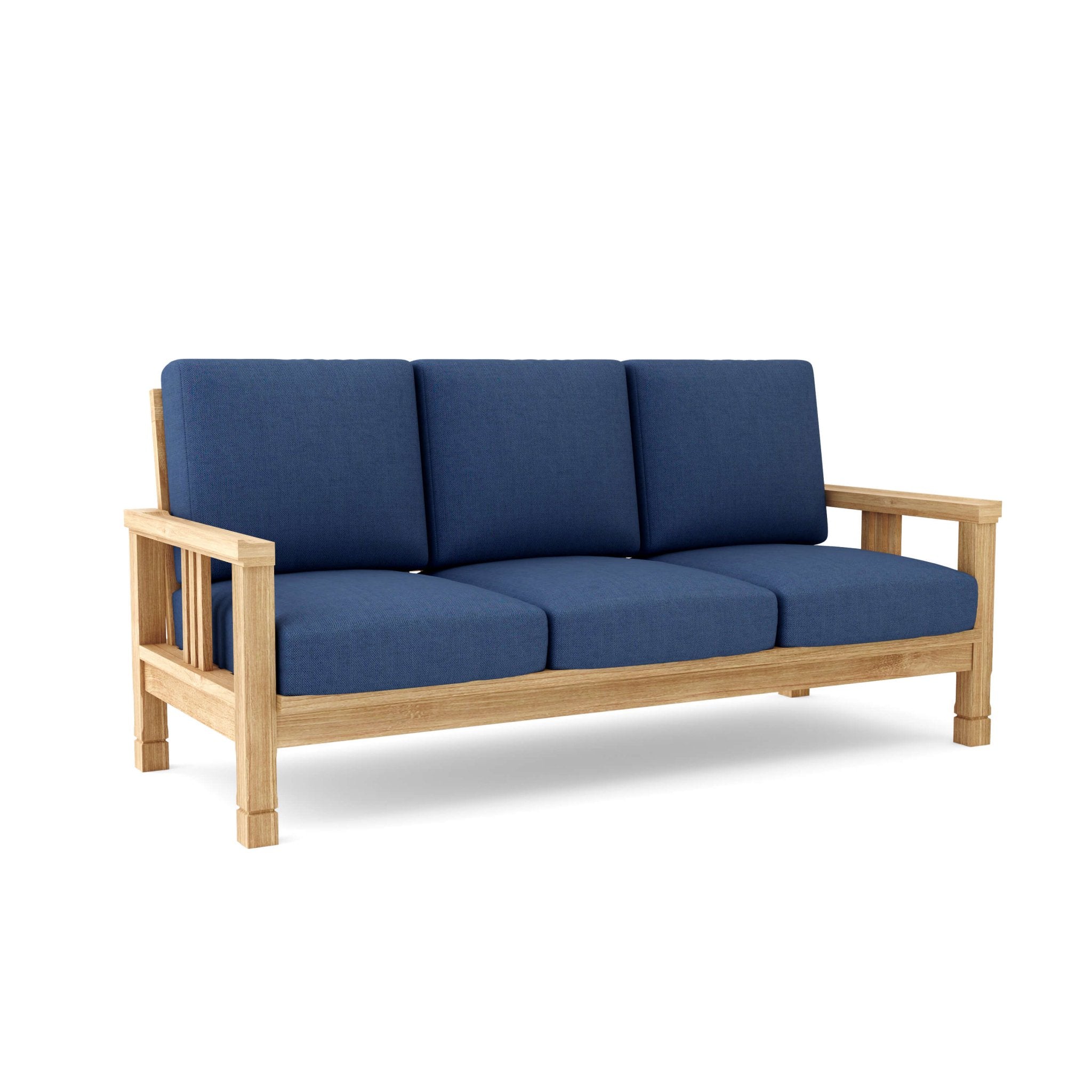 SouthBay Deep Seating Sofa – Teak Sofa (Navy) by Chapman Collection