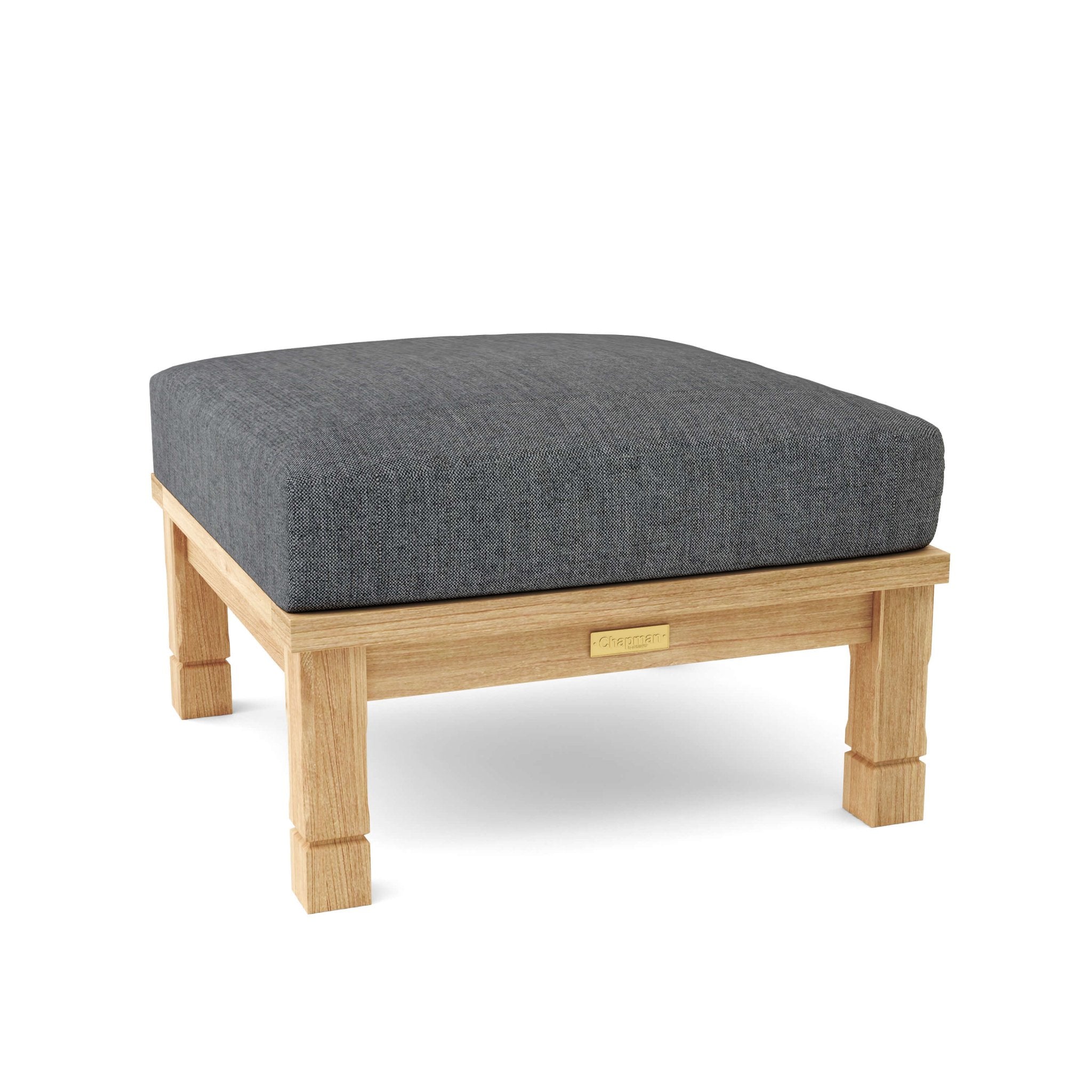 SouthBay Ottoman – (Cast Charcoal) by Chapman Collection
