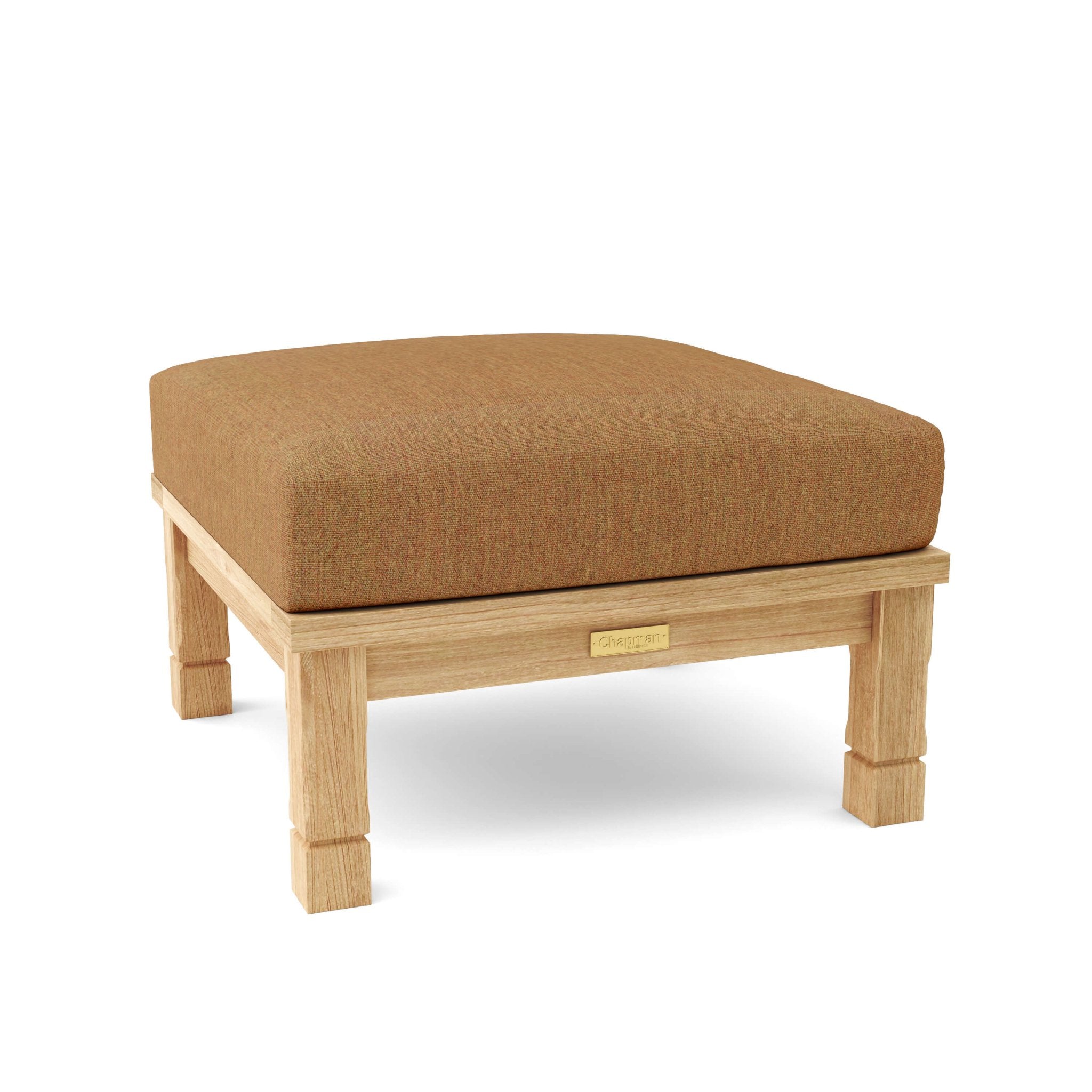 SouthBay Ottoman – (Teak) by Chapman Collection