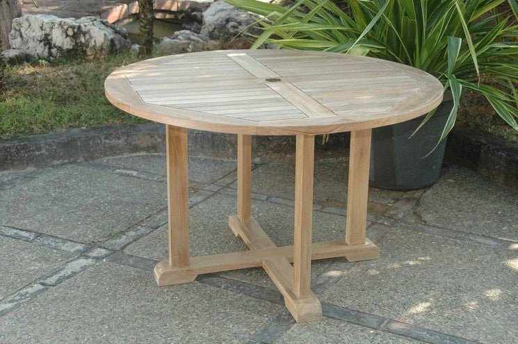 Tosca Curve 5 - pc Dining Table Set – Teak Dining Set () by Anderson Teak