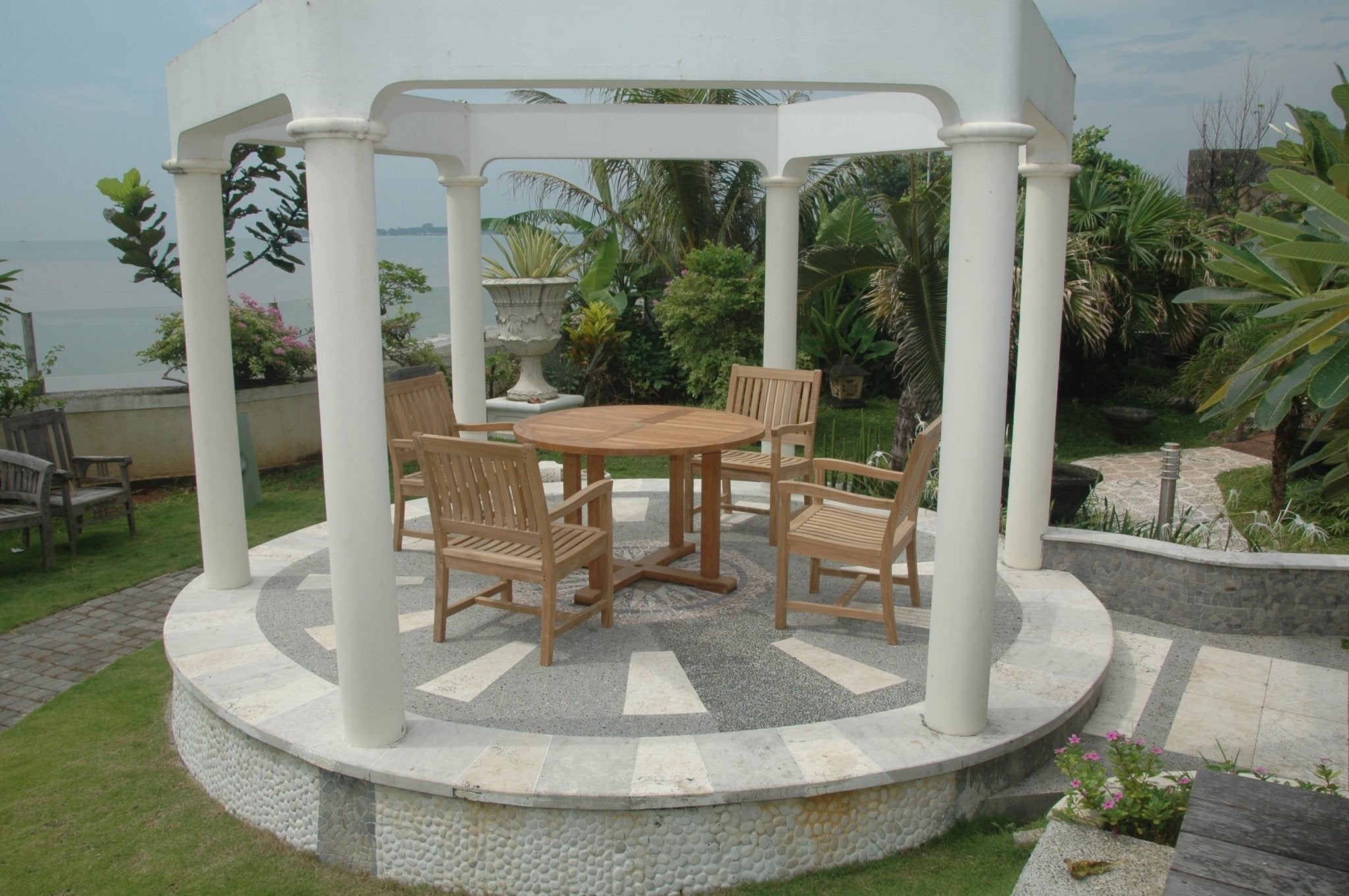 Tosca Rialto 5 - pc Dining Table Set – Teak Dining Set () by Anderson Teak