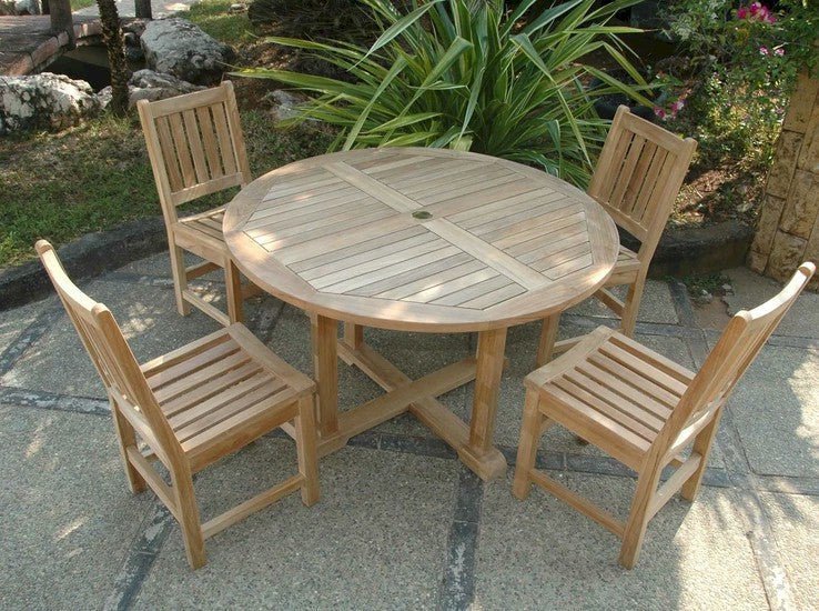 Tosca Sonoma 5 - pc Dining Table Set – Teak Dining Set () by Anderson Teak