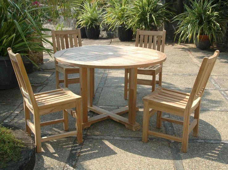 Tosca Sonoma 5 - pc Dining Table Set – Teak Dining Set () by Anderson Teak