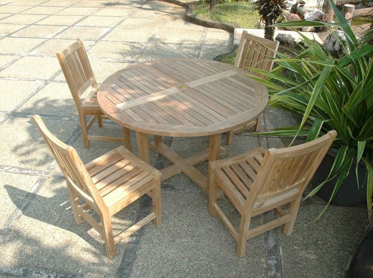 Tosca Sonoma 5 - pc Dining Table Set – Teak Dining Set () by Anderson Teak