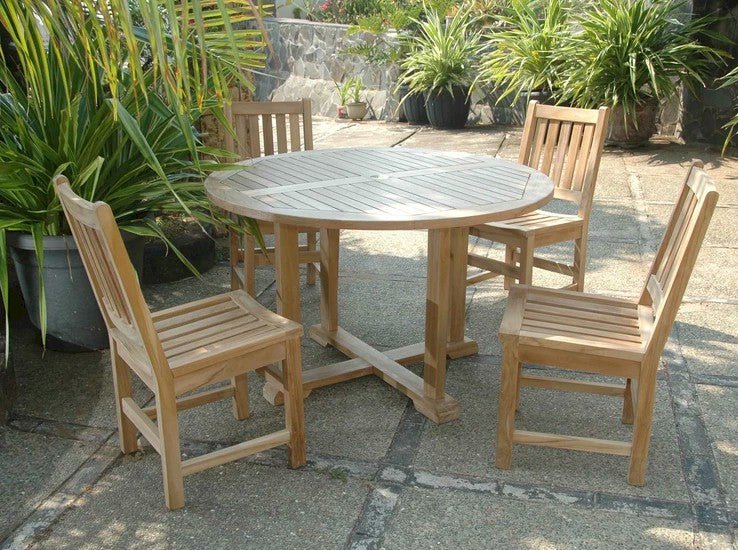 Tosca Sonoma 5 - pc Dining Table Set – Teak Dining Set () by Anderson Teak