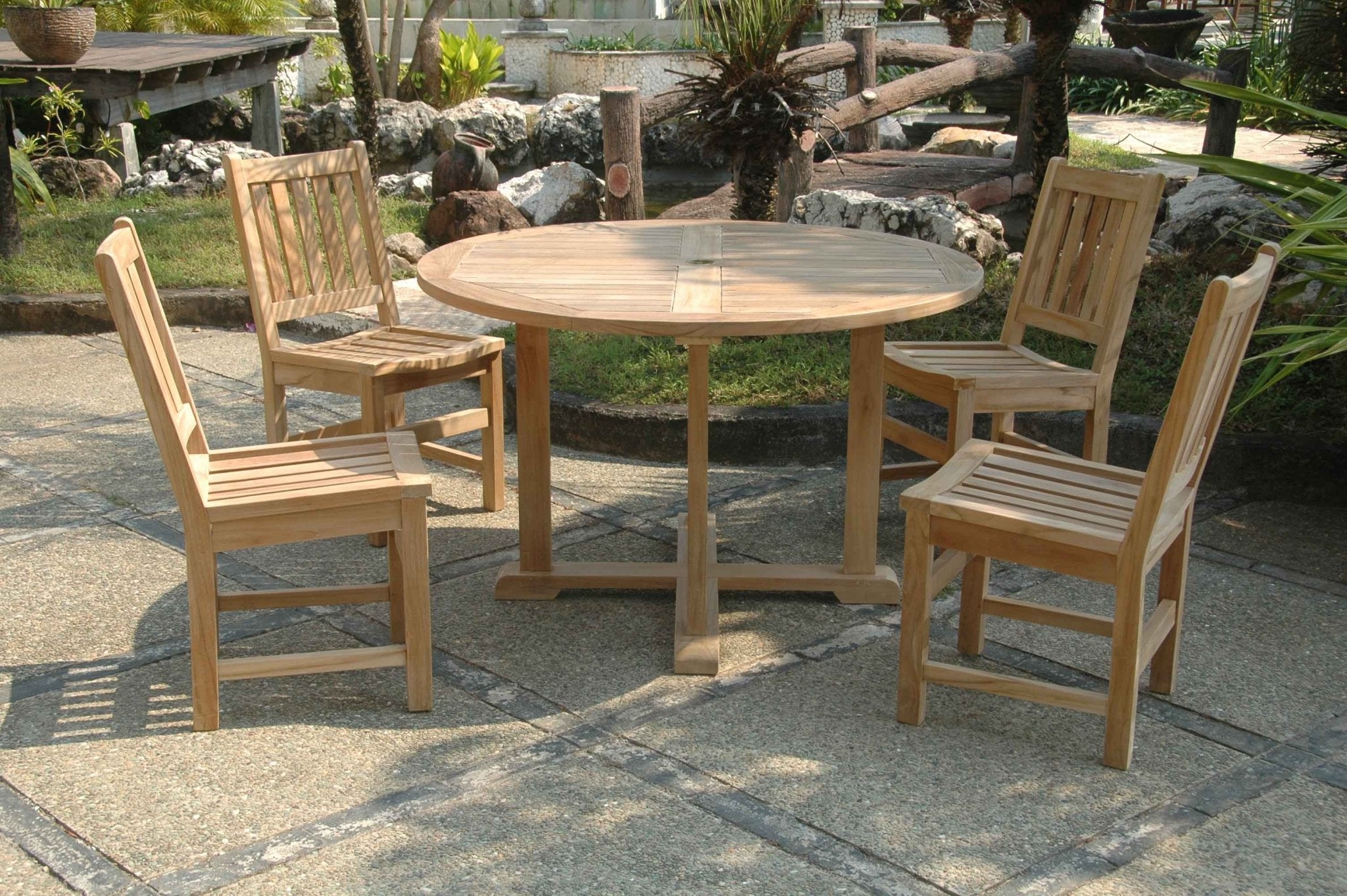 Tosca Sonoma 5 - pc Dining Table Set – Teak Dining Set () by Anderson Teak