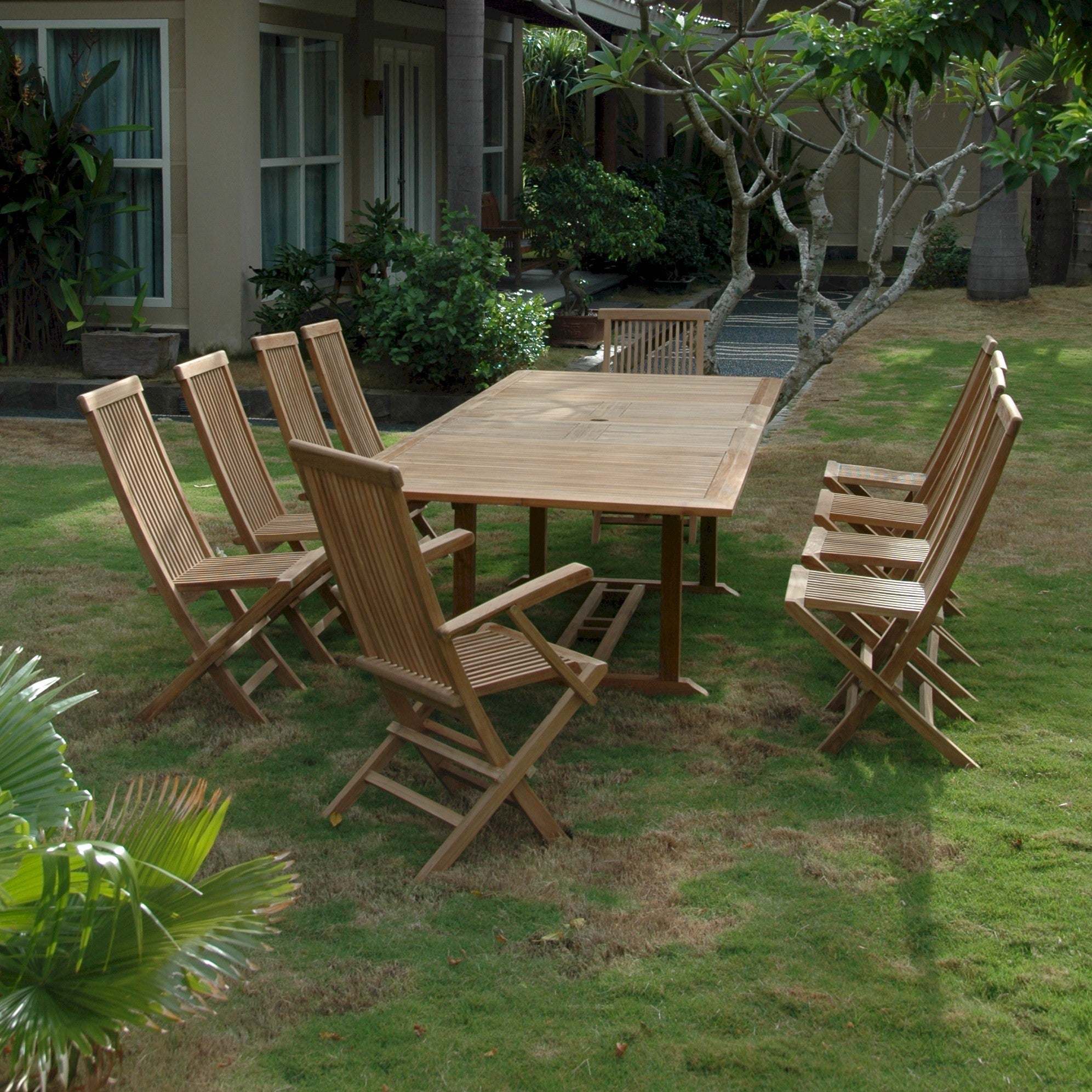 Valencia Classic 11 pc Dining Table Set – () by Anderson Teak