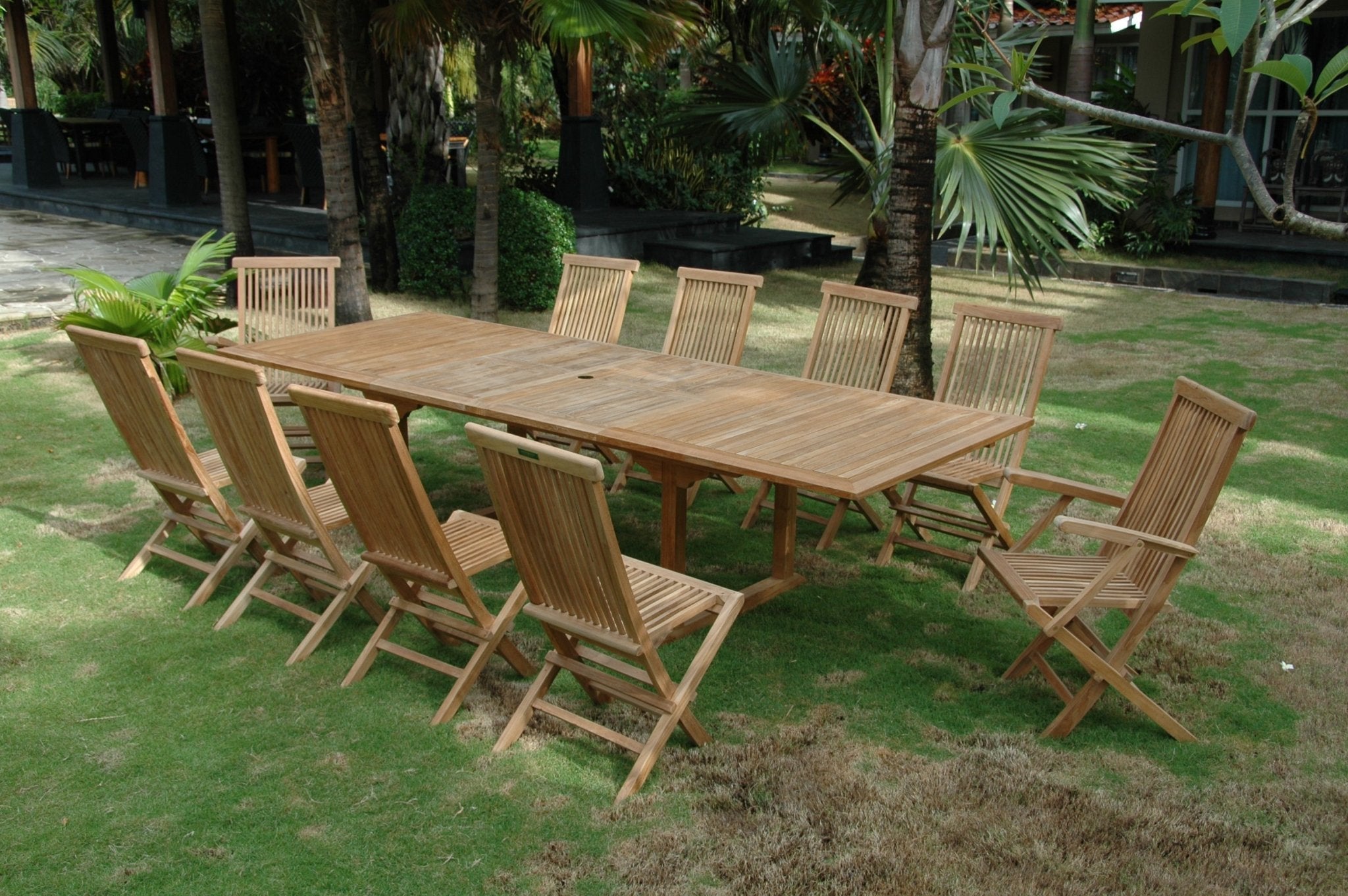 Valencia Classic 11 pc Dining Table Set – () by Anderson Teak