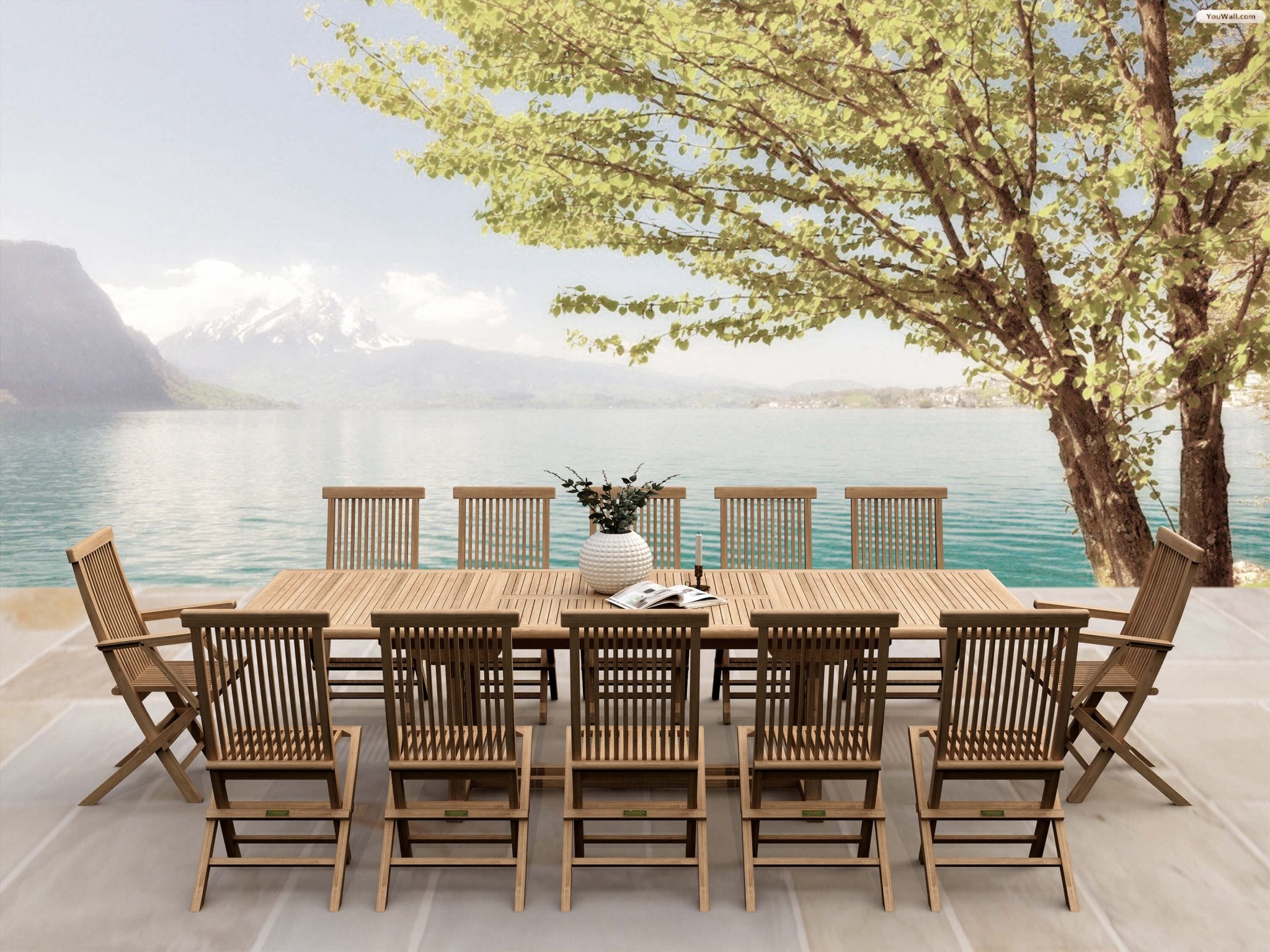 Valencia Classic 13 - Pieces Dining Set – () by Anderson Teak