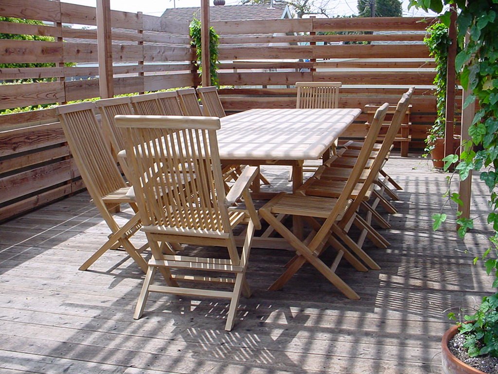 Valencia Classic 15 - pc Dining Table Set – () by Anderson Teak