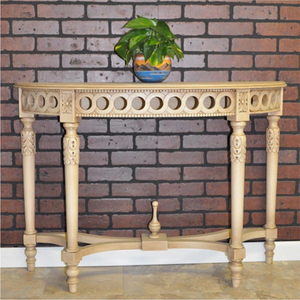 Versailles Neoclassical Demilune Console Table – () by Versailles Collection
