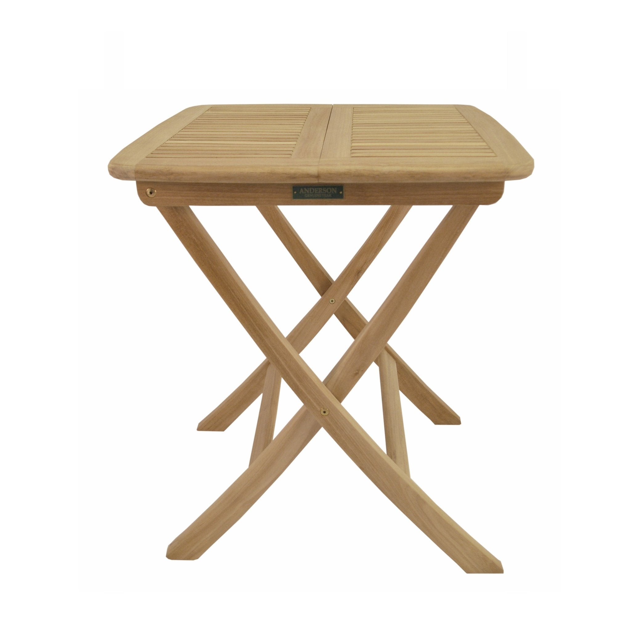 Windsor 24" Square Picnic Folding Table – () by Anderson Teak