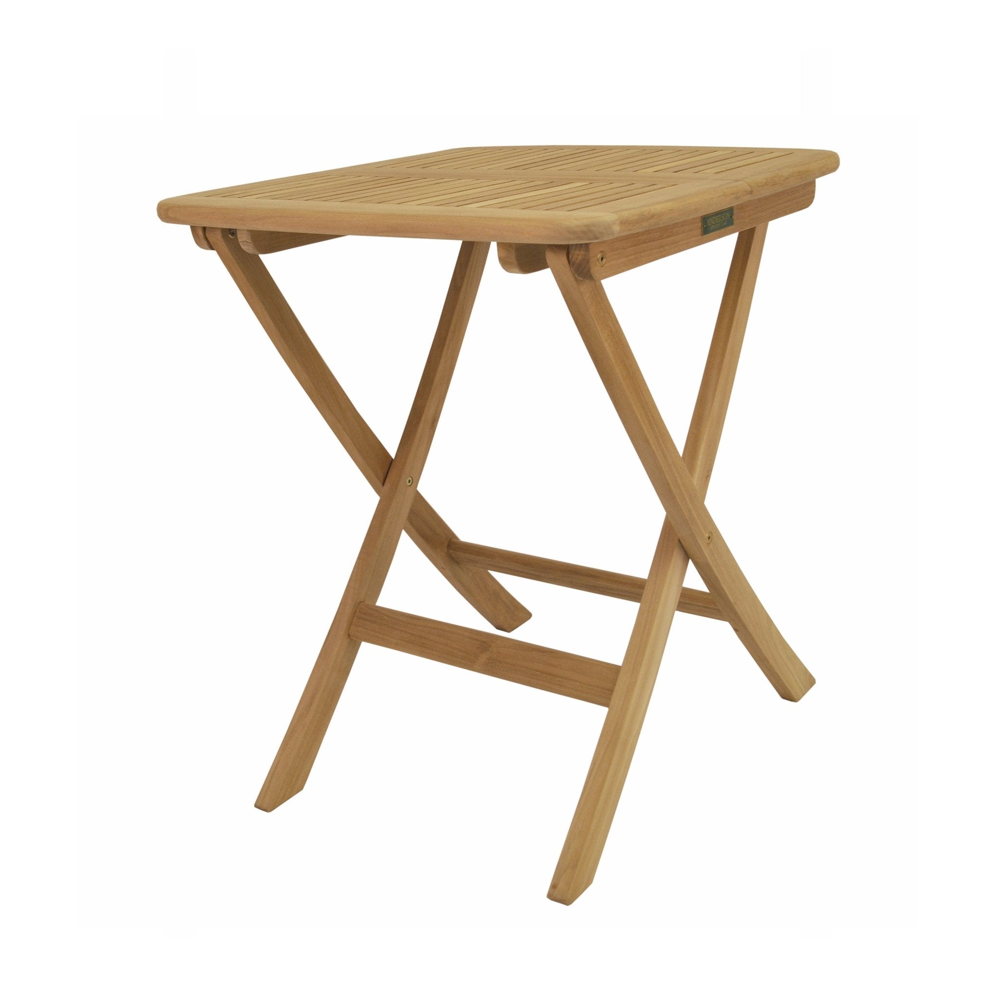 Windsor 24" Square Picnic Folding Table – () by Anderson Teak