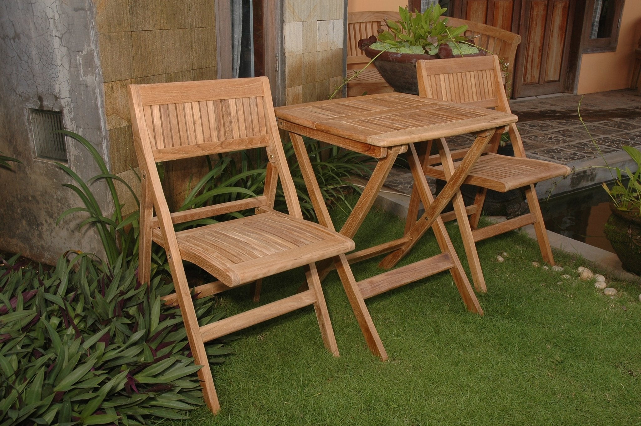Windsor 3 - pc Bistro Table Set – () by Anderson Teak