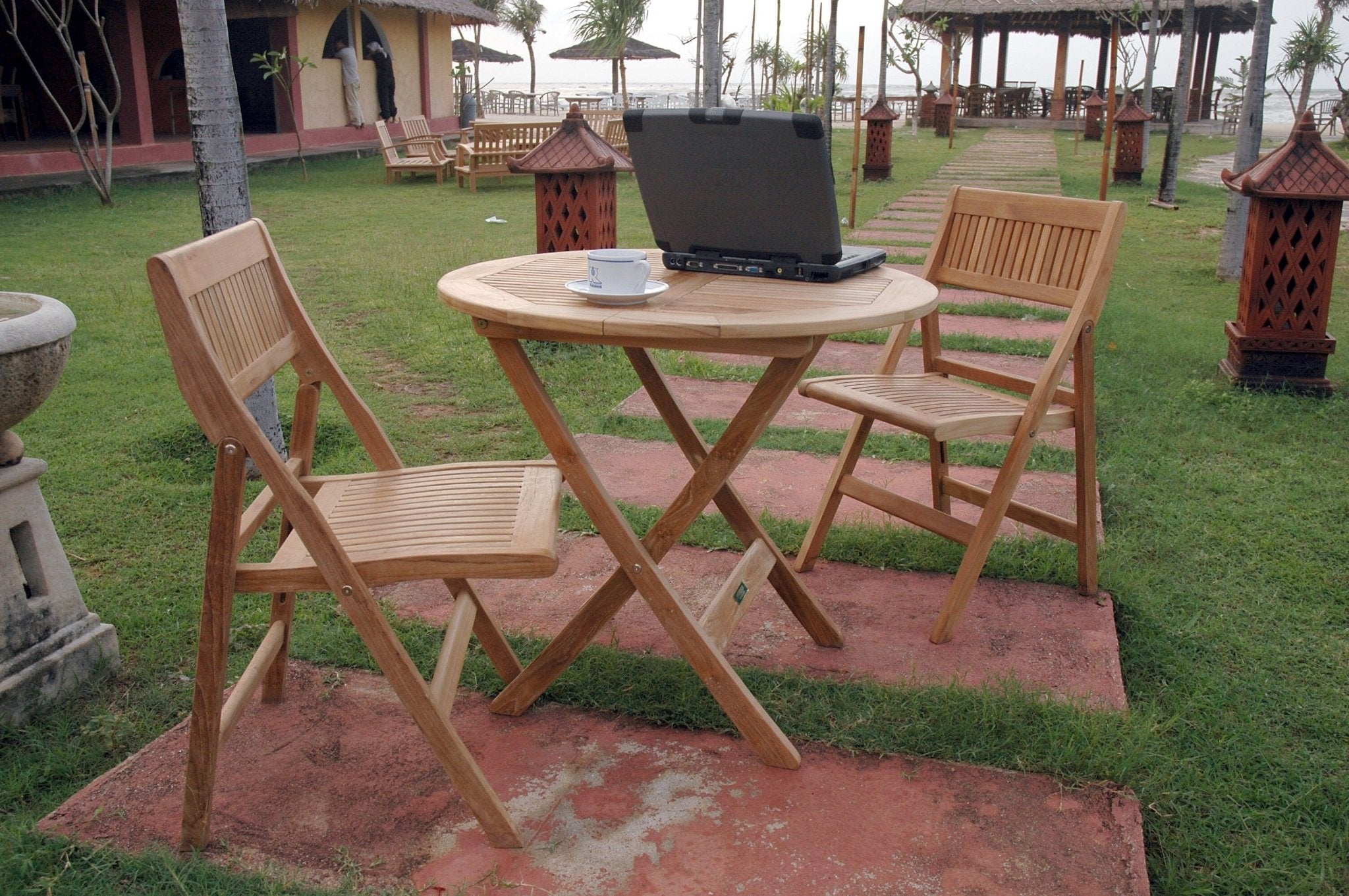 Windsor 3 - pc Table Set – () by Anderson Teak