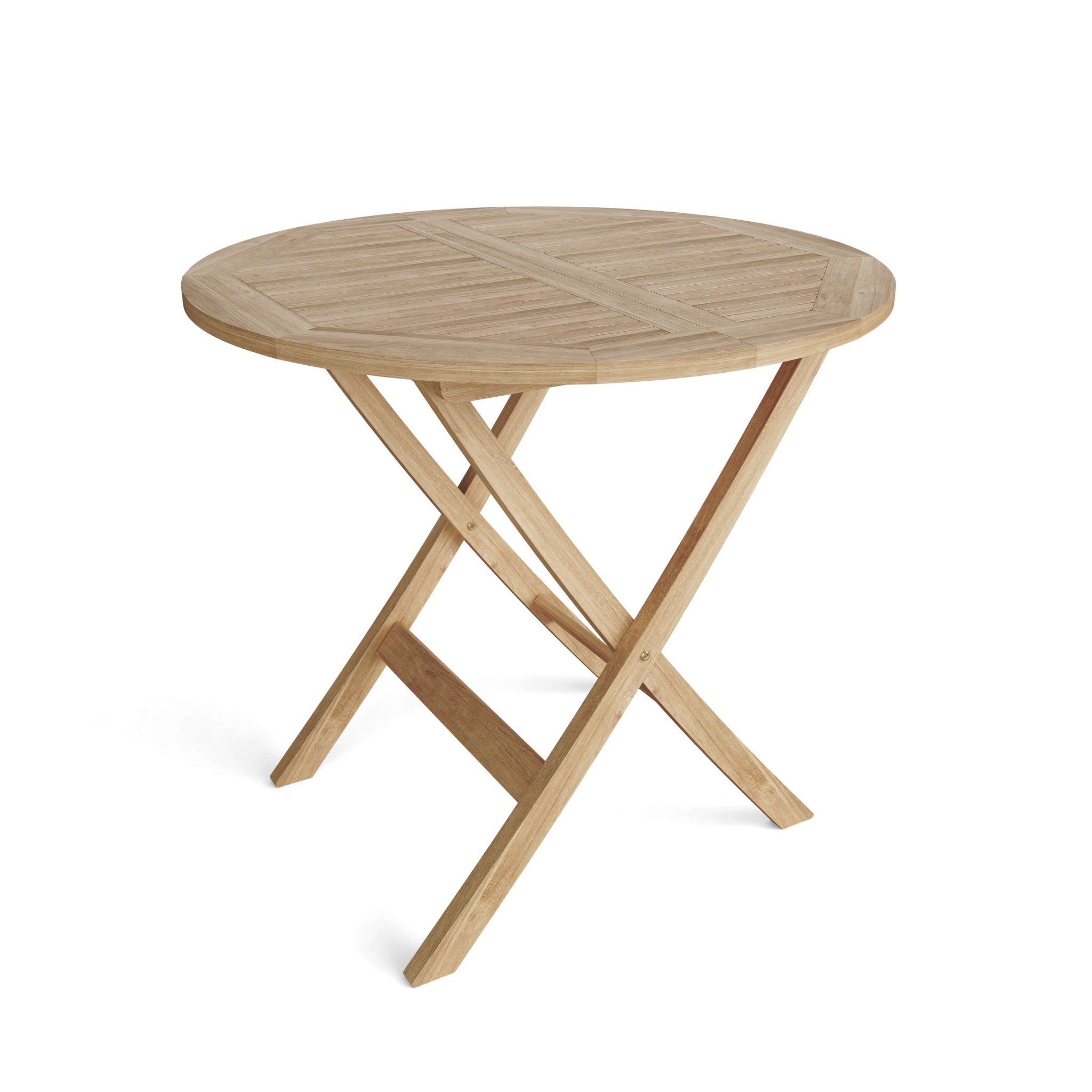 Windsor 31" Round Picnic Folding Table – () by Anderson Teak