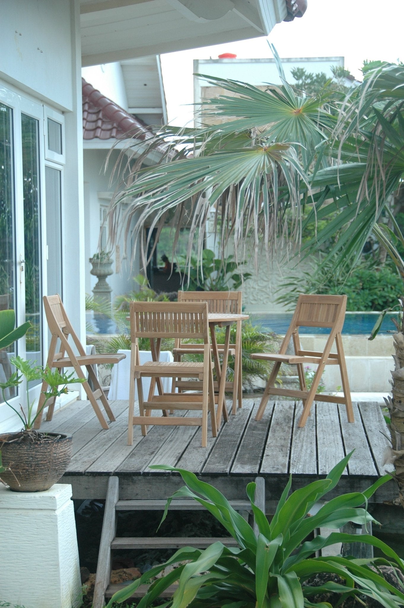 Windsor 5 - pc Table Set – Teak Dining Set () by Anderson Teak