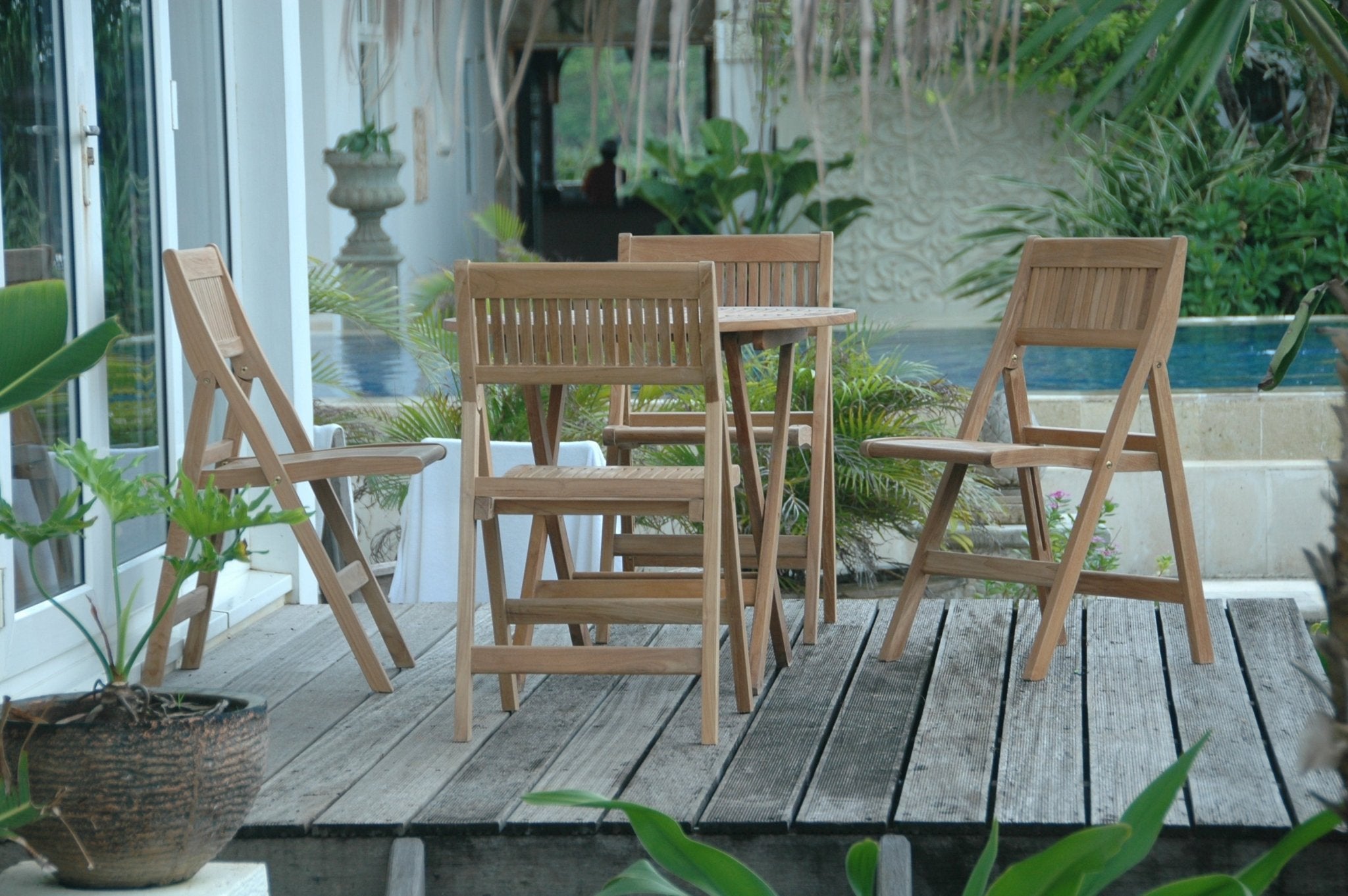 Windsor 5 - pc Table Set – Teak Dining Set () by Anderson Teak