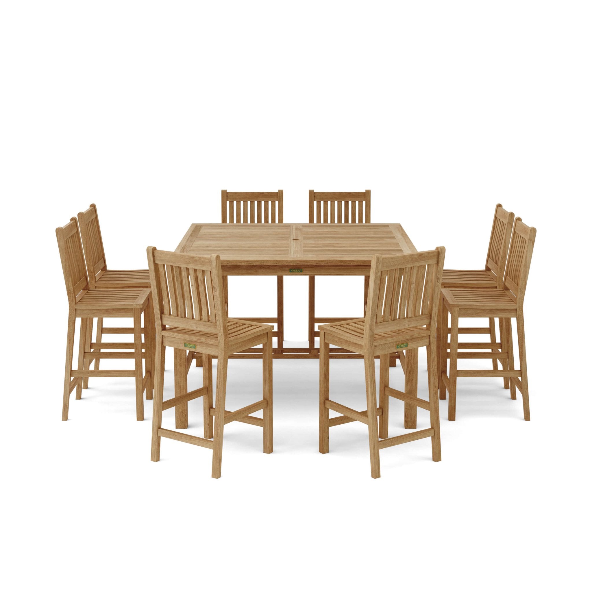Windsor Avalon 9 - pc Bar Table Set – () by Anderson Teak