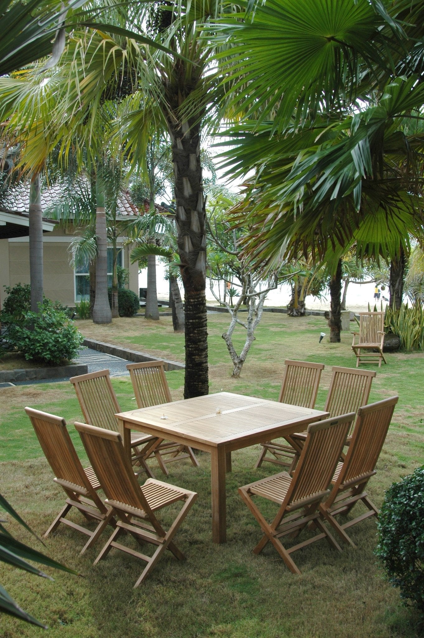 Windsor Classic 9 - pc Dining Table Set – () by Anderson Teak