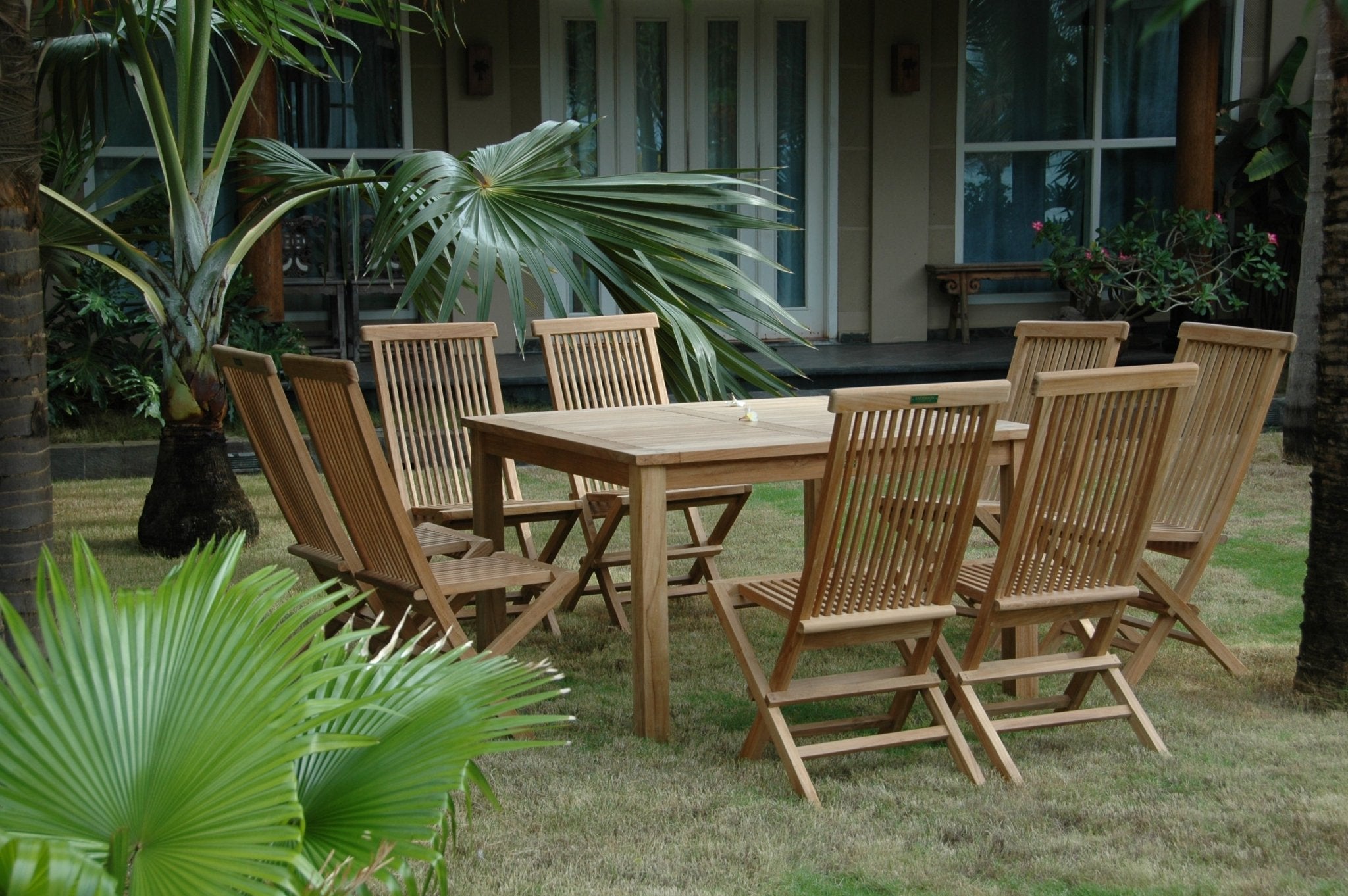 Windsor Classic 9 - pc Dining Table Set – () by Anderson Teak