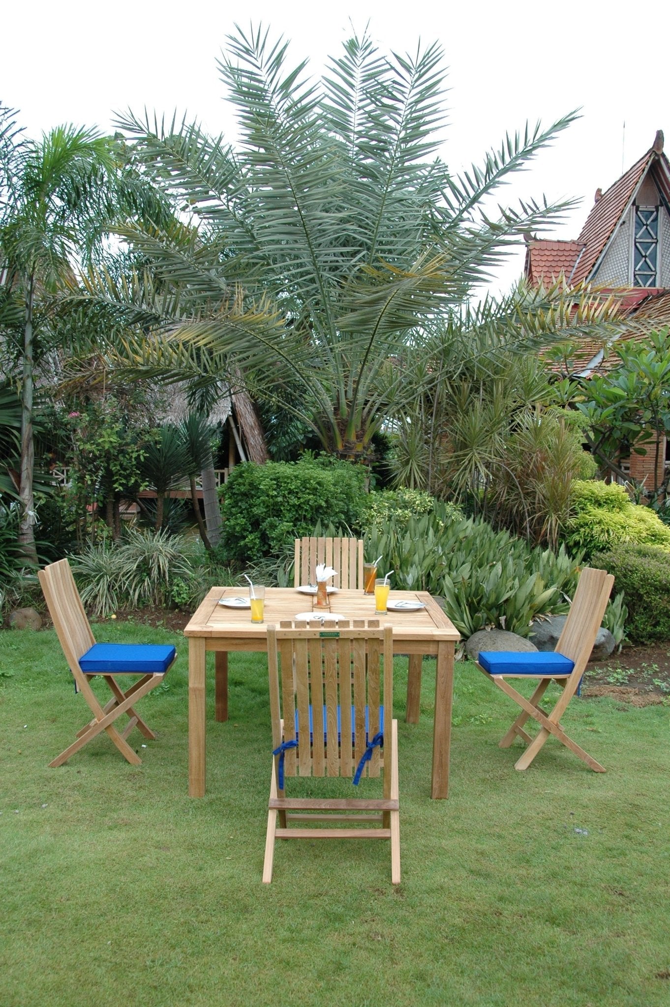 Windsor Comfort 5 - pc Dining Table Set – Teak Dining Set () by Anderson Teak