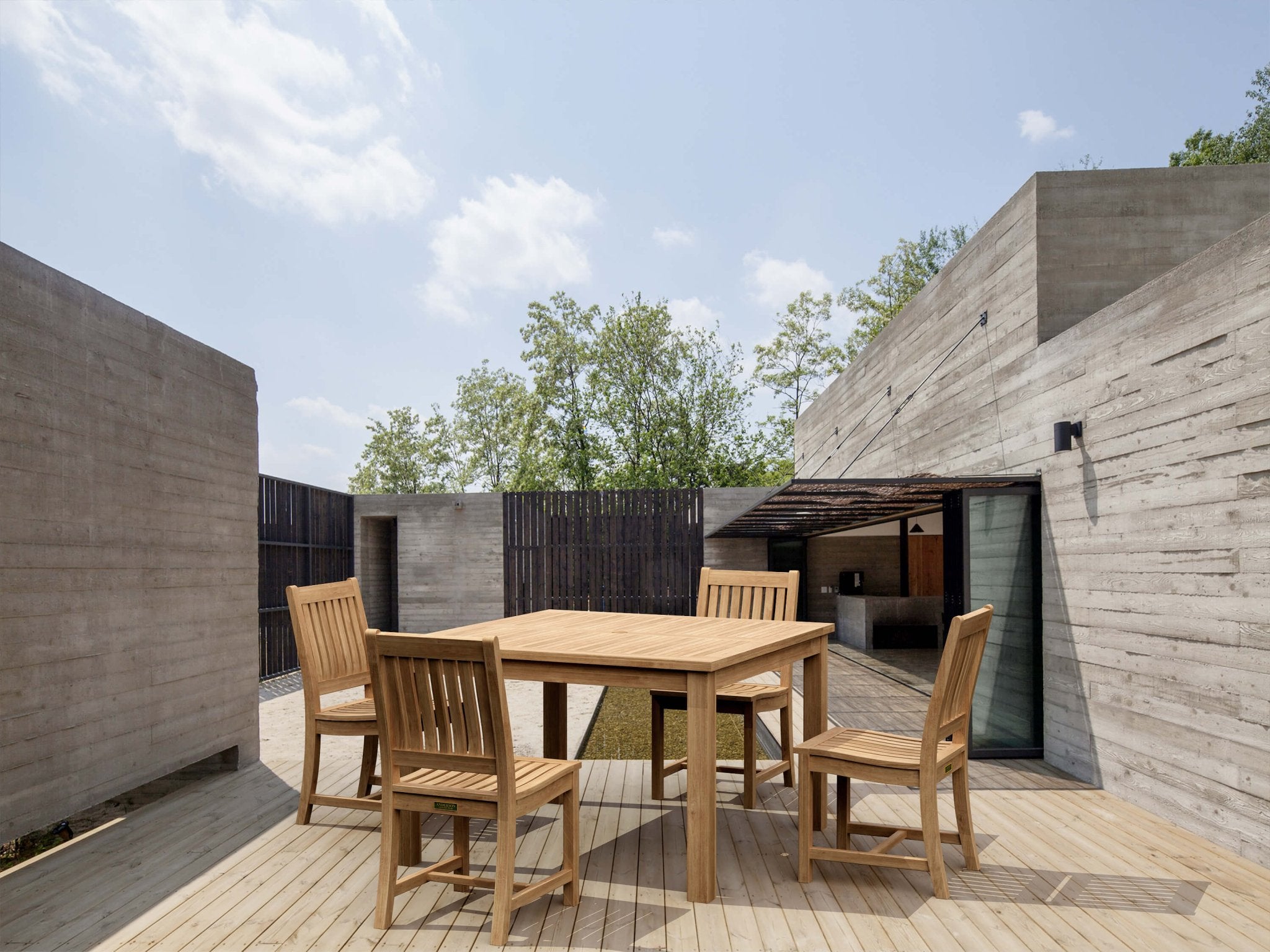 Windsor Rialto 5 - pc Dining Table Set – Teak Dining Set () by Anderson Teak