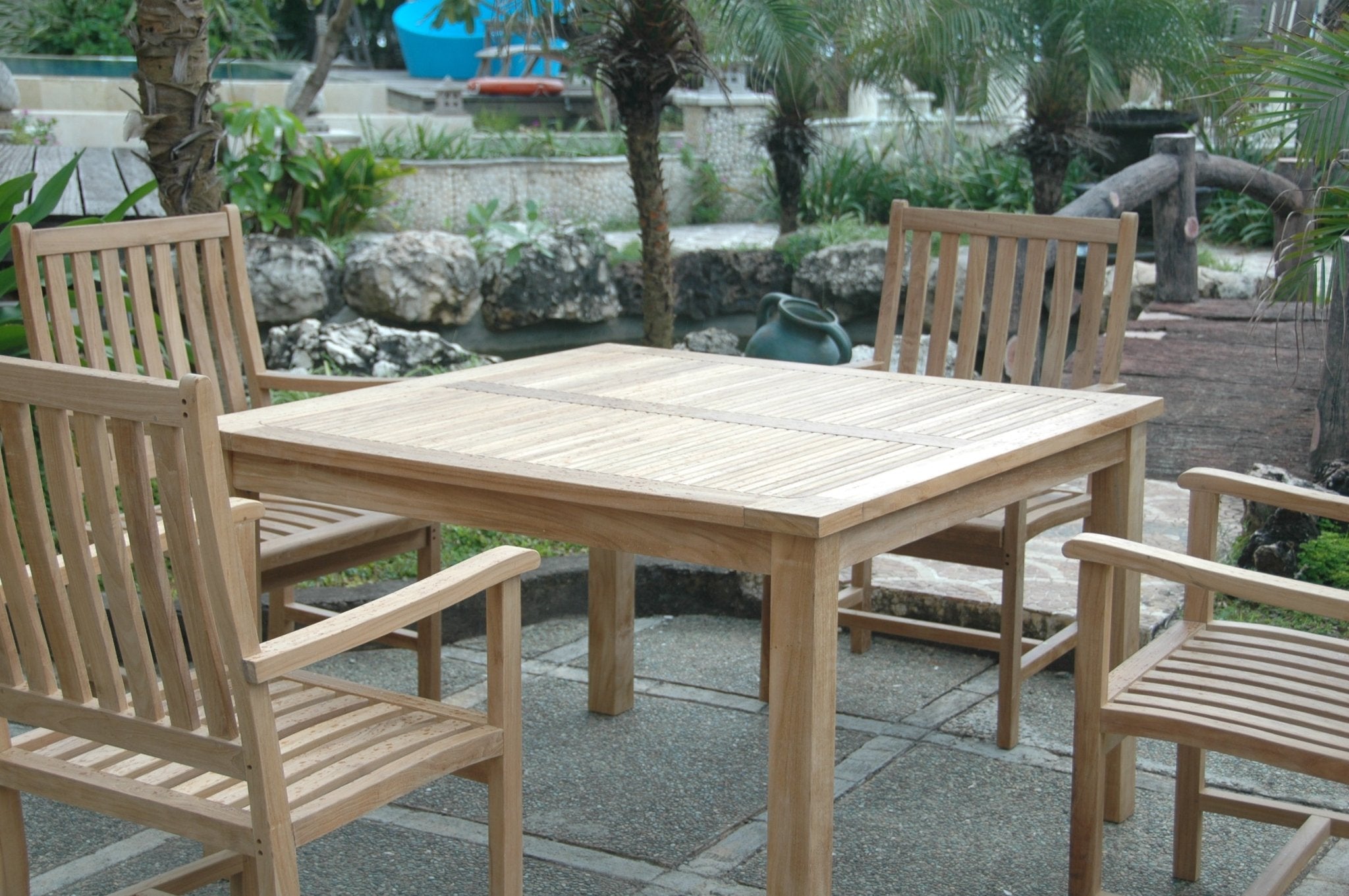 Windsor Wilshire 5 - pc Dining Table Set – Teak Dining Set () by Anderson Teak