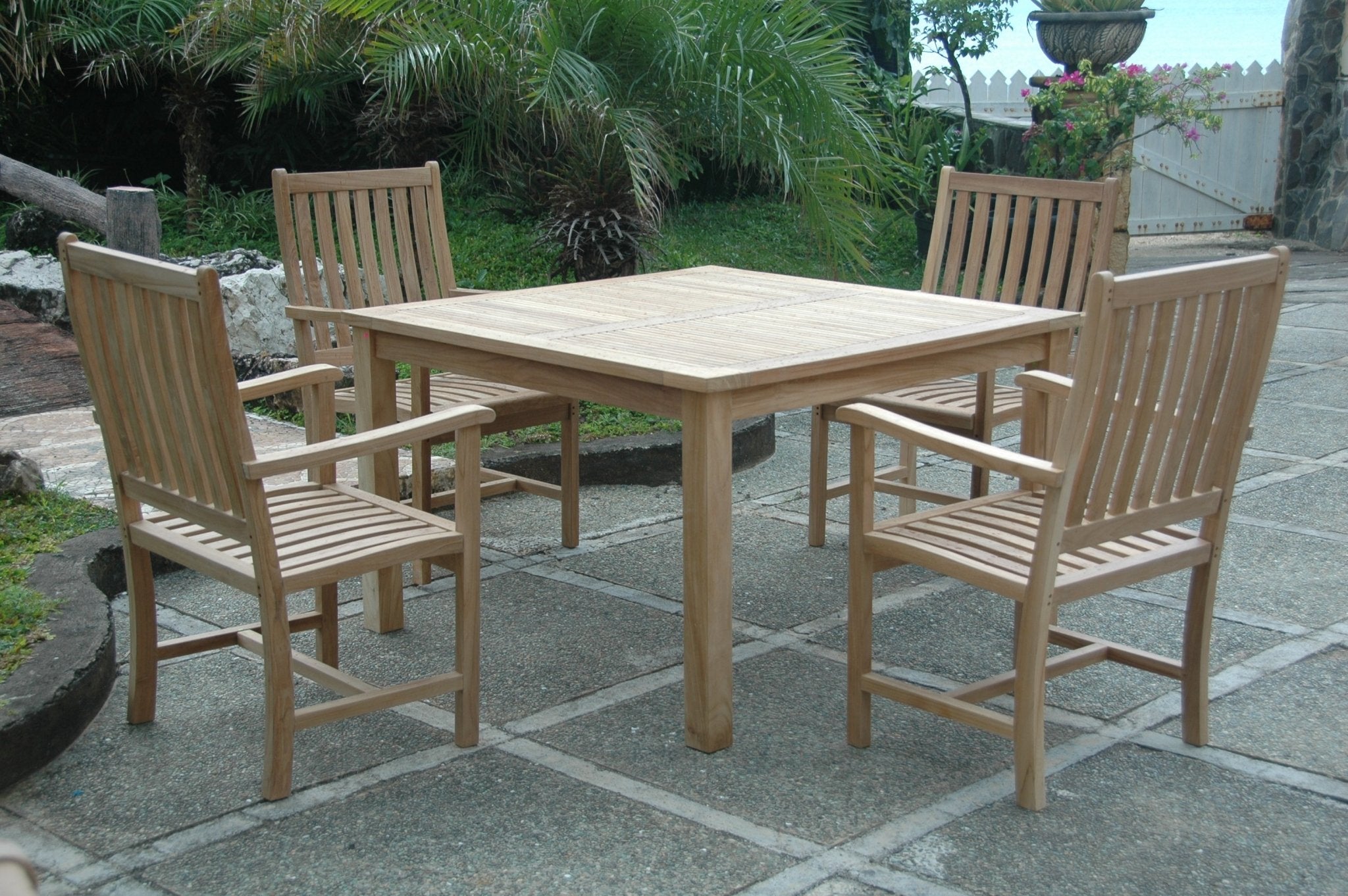 Windsor Wilshire 5 - pc Dining Table Set – Teak Dining Set () by Anderson Teak