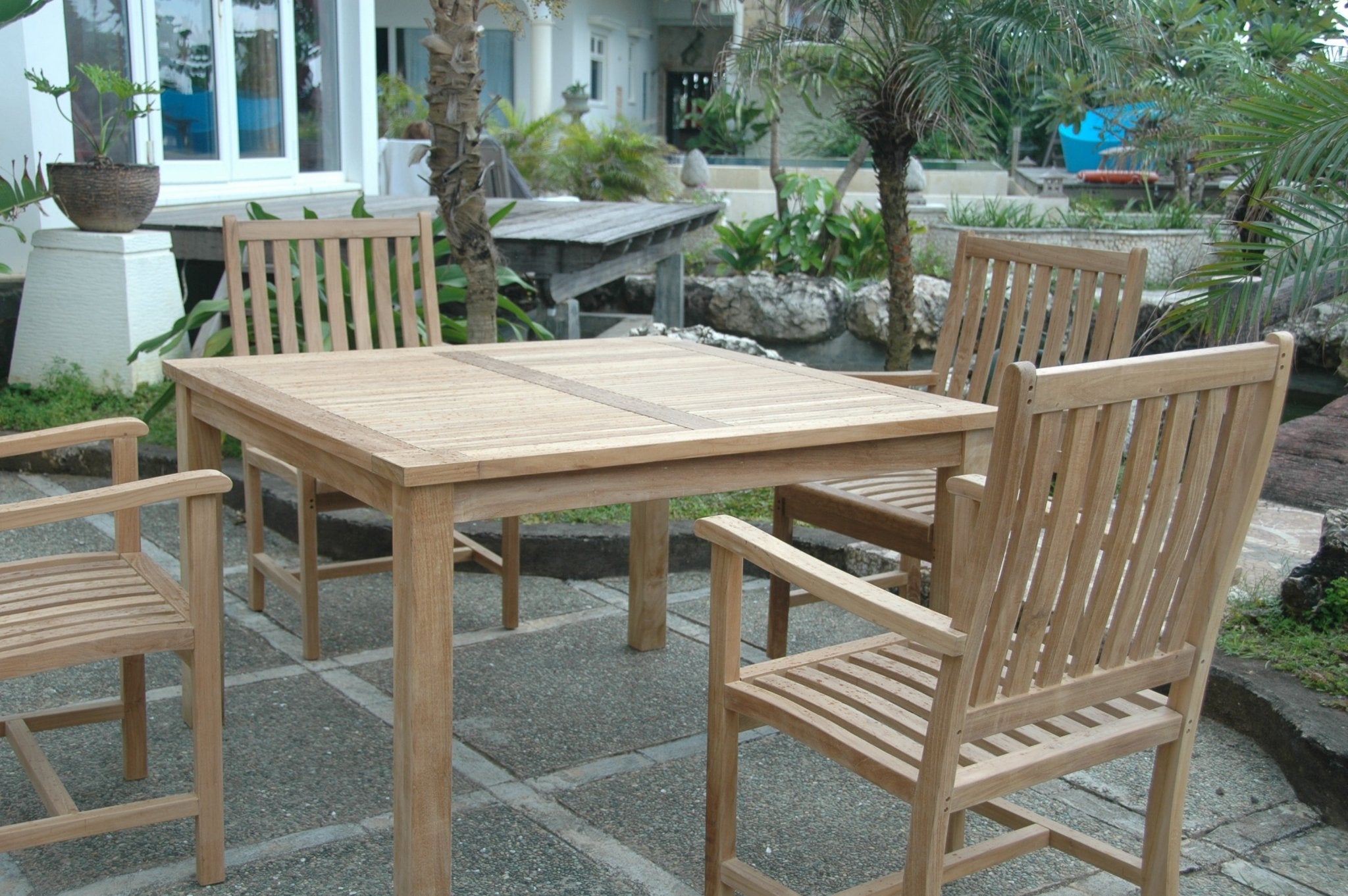 Windsor Wilshire 5 - pc Dining Table Set – Teak Dining Set () by Anderson Teak